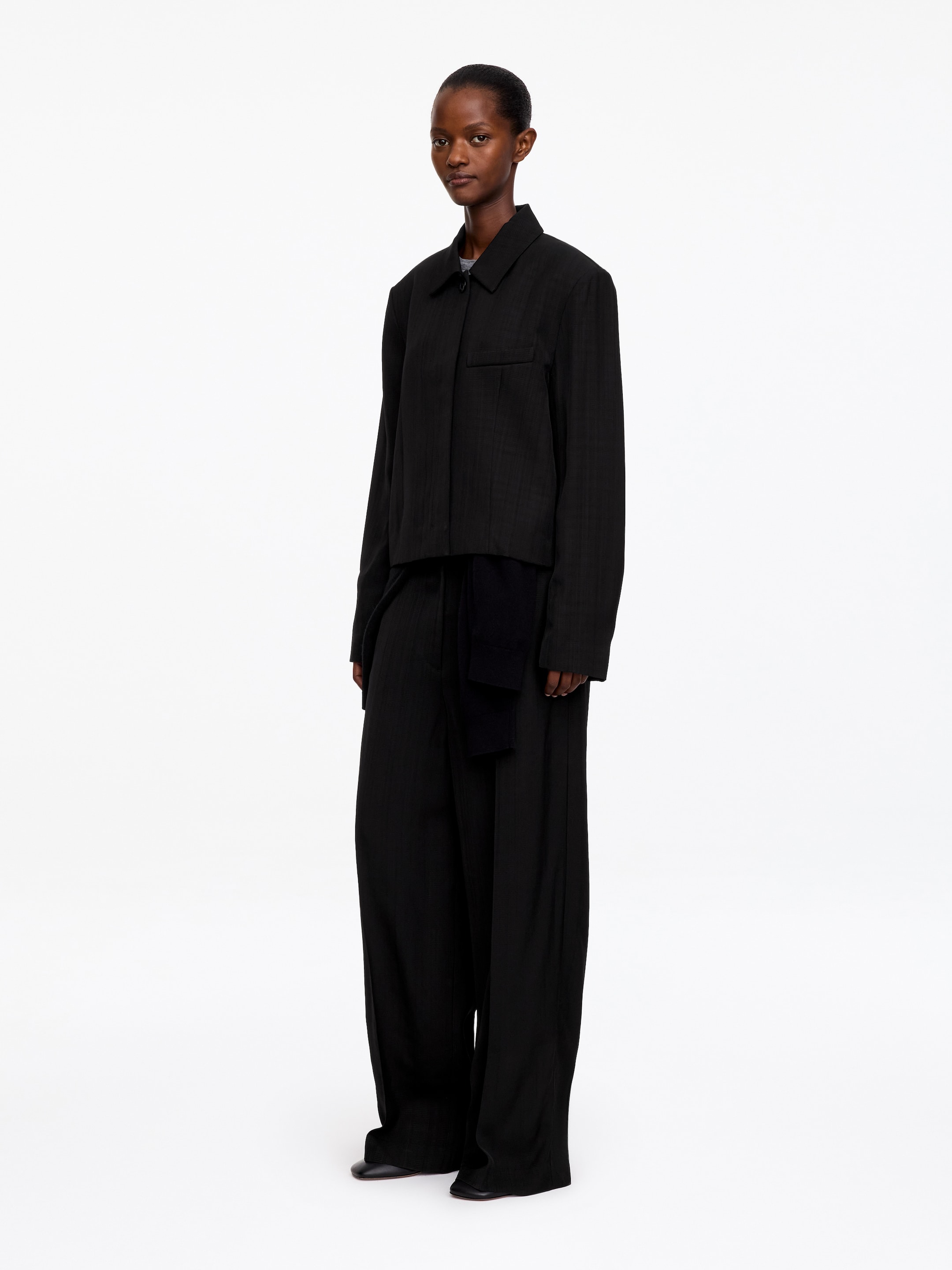 Kurze Jacke - Schwarz - Regular Fit - women - StillMedia/Lookbook - 2