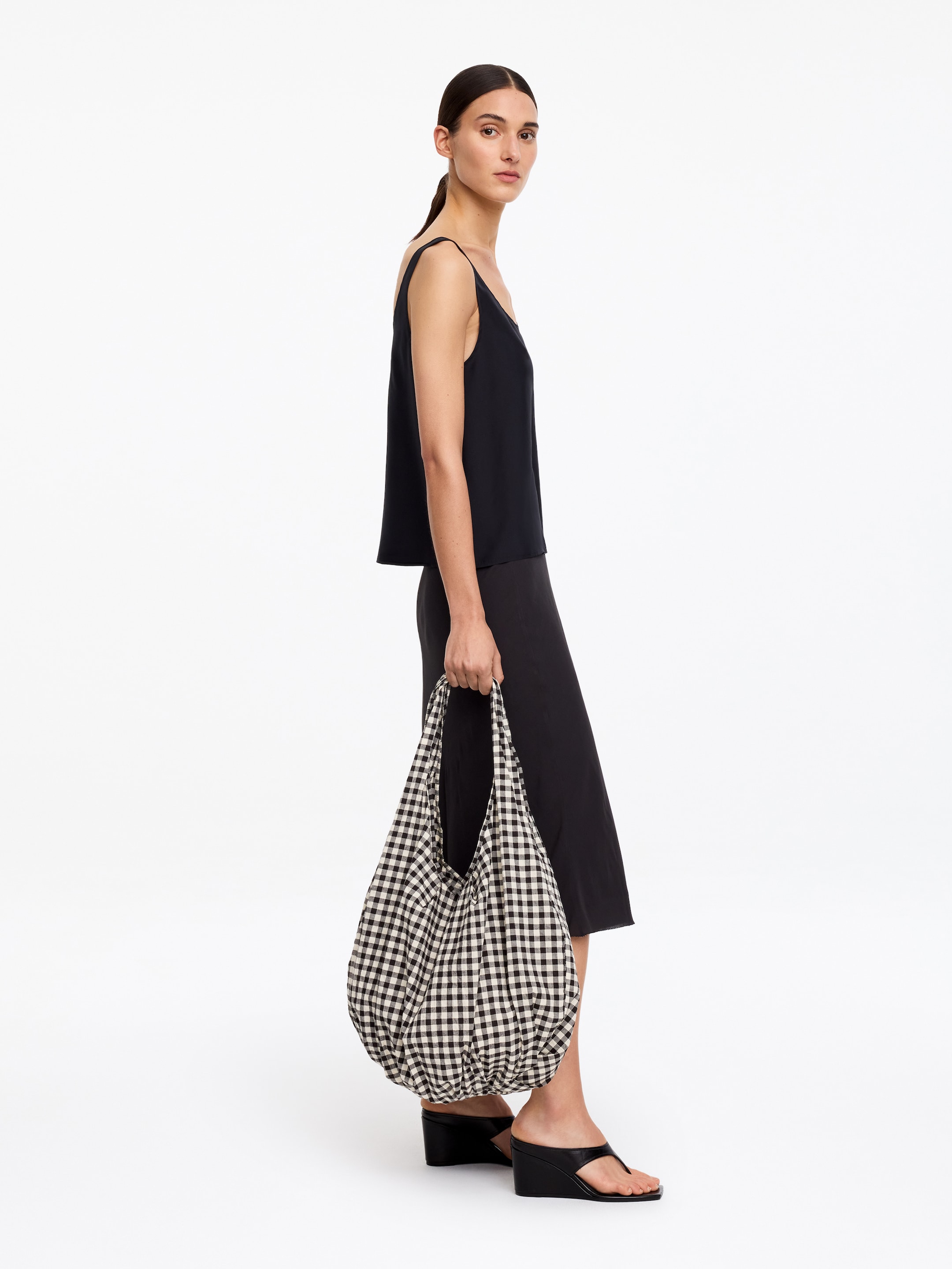 Bolso tote estampado - Blanco roto/Negro - Women - StillMedia/Lookbook - 5