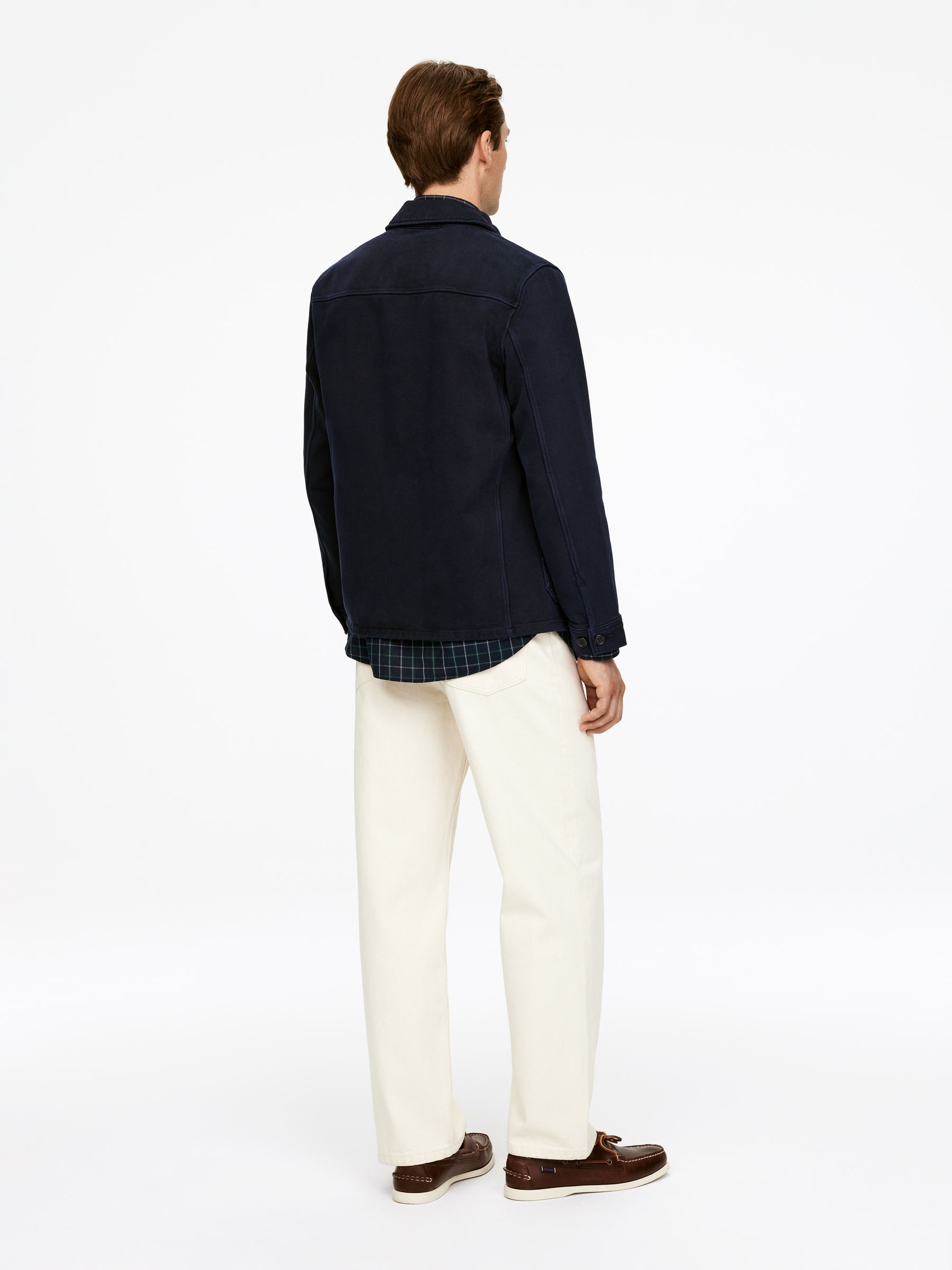 Overdyed Twill Overshirt - Dark Blue - Regular fit - Men - StillMedia/Lookbook - 33