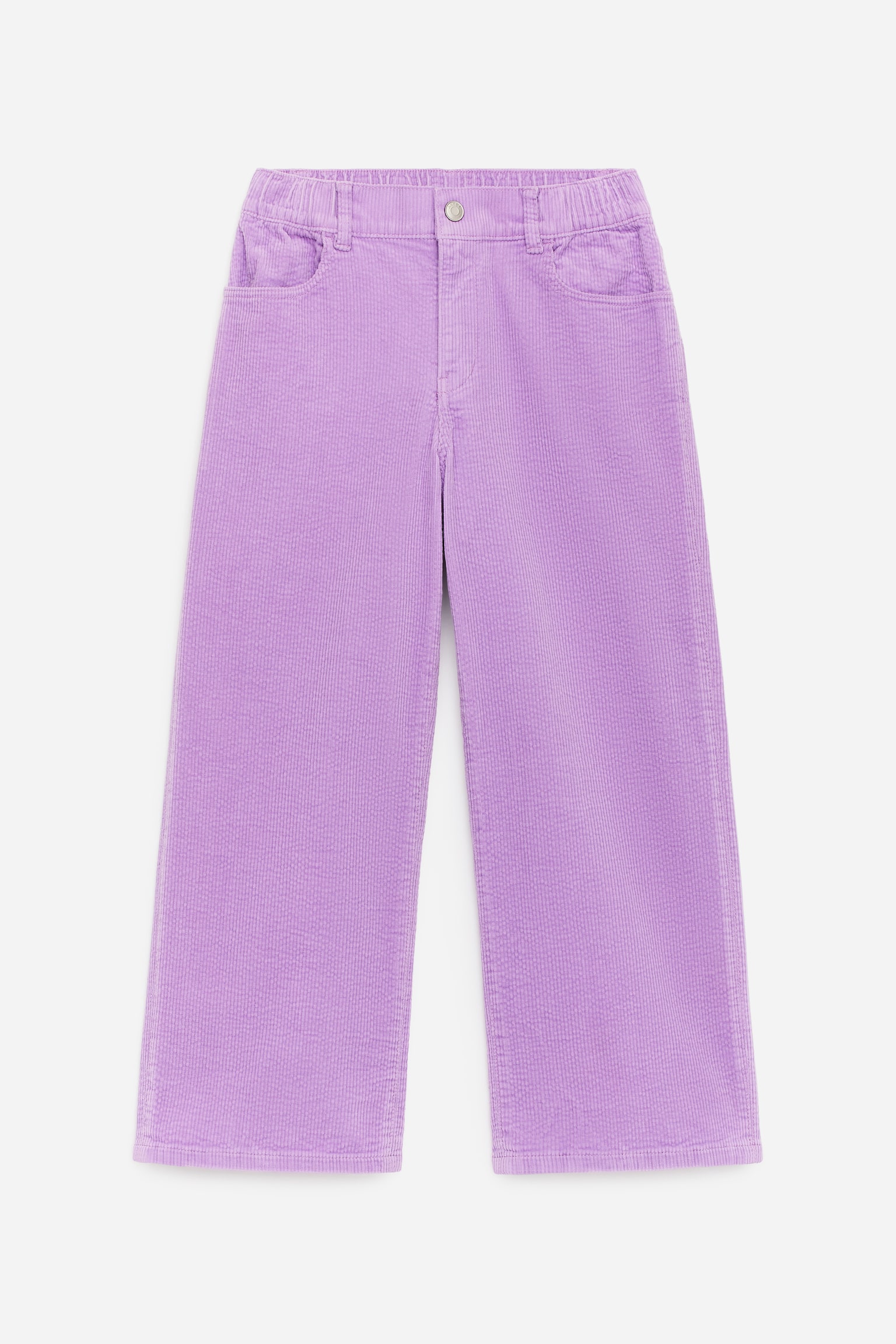 Pantalon large en velours côtelé - Mauve/Bordeaux - 1