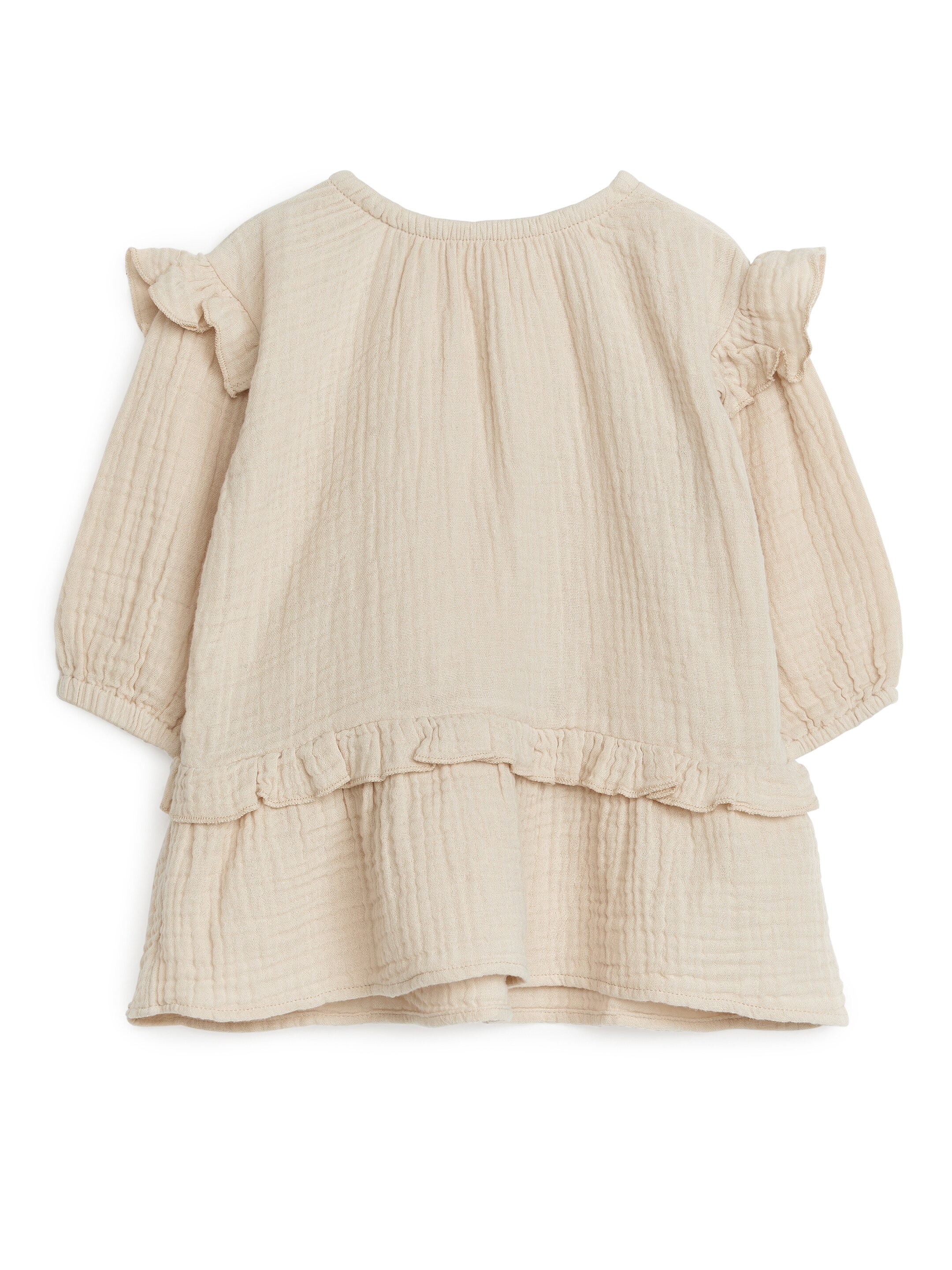 View larger image: Cheesecloth Dress - Beige - Kids | H&M GB 1