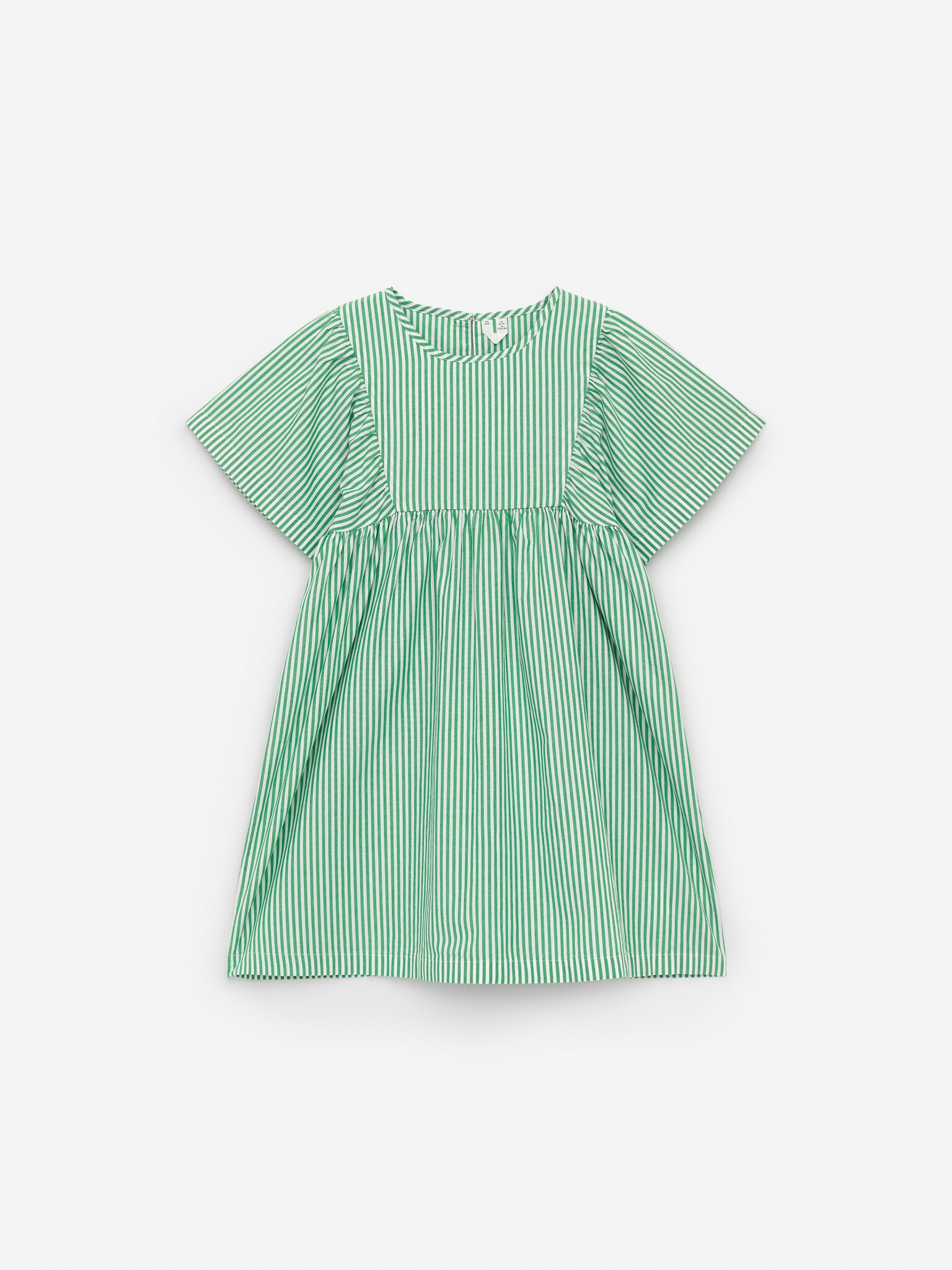 Šaty z bavlněného popelínu - Zelená/Bílá/Krémová/pestré barvy