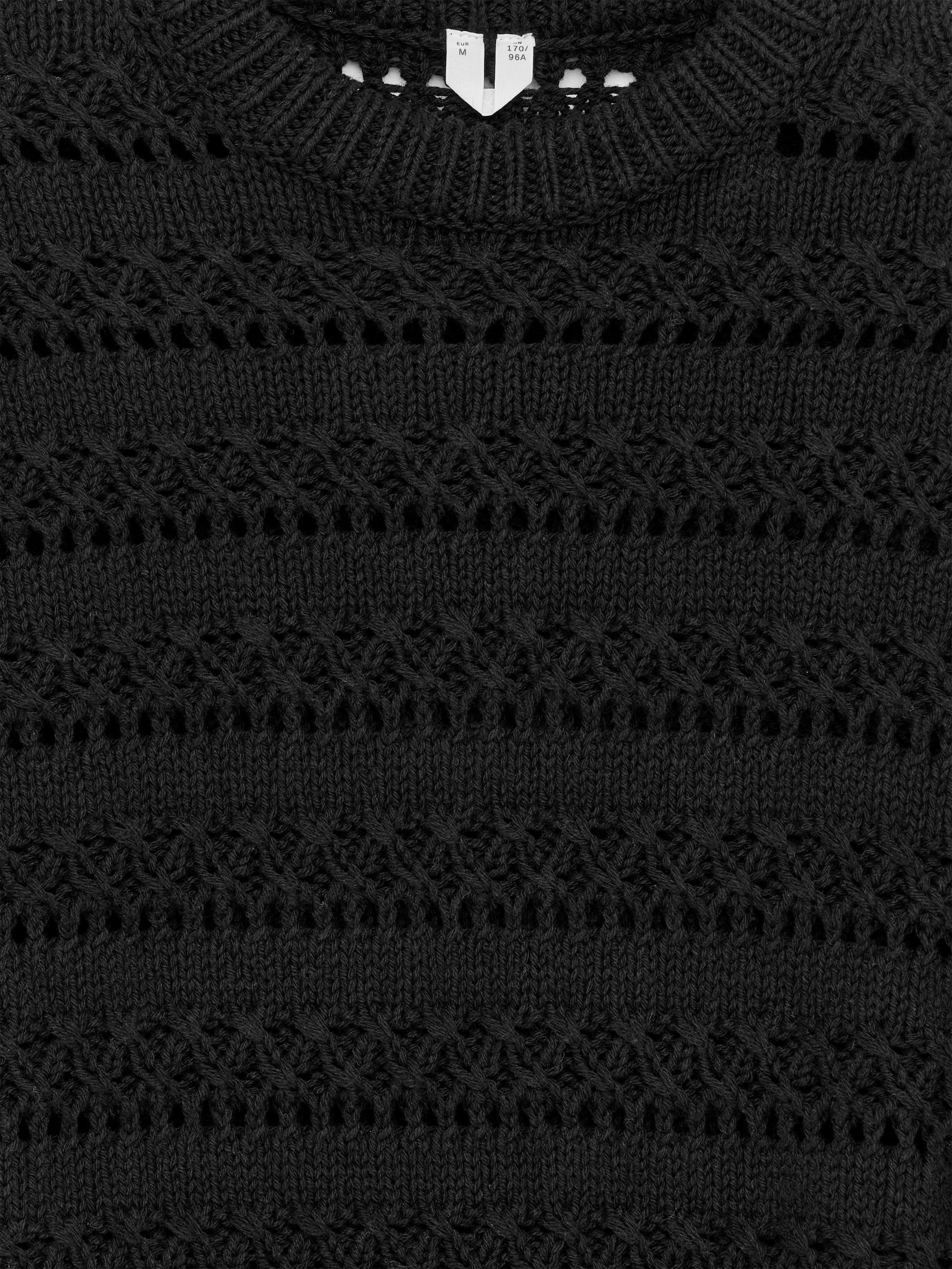 Visualizza immagine più grande: Top con lavorazione a maglia aperta - Nero - DONNA | H&M IT 2