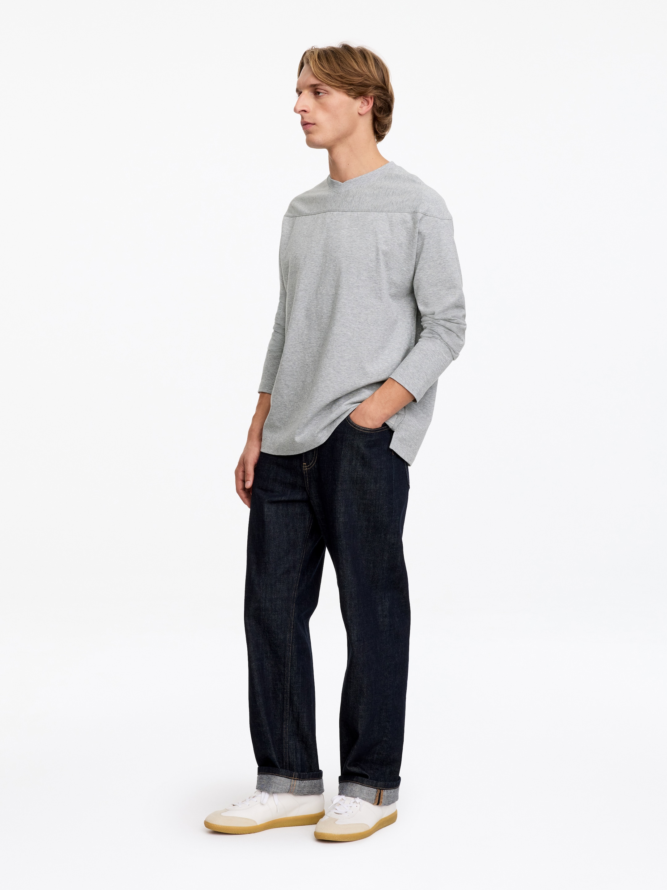 Athletic Jersey - Grey - Relaxed fit - men - StillMedia/Lookbook - 3