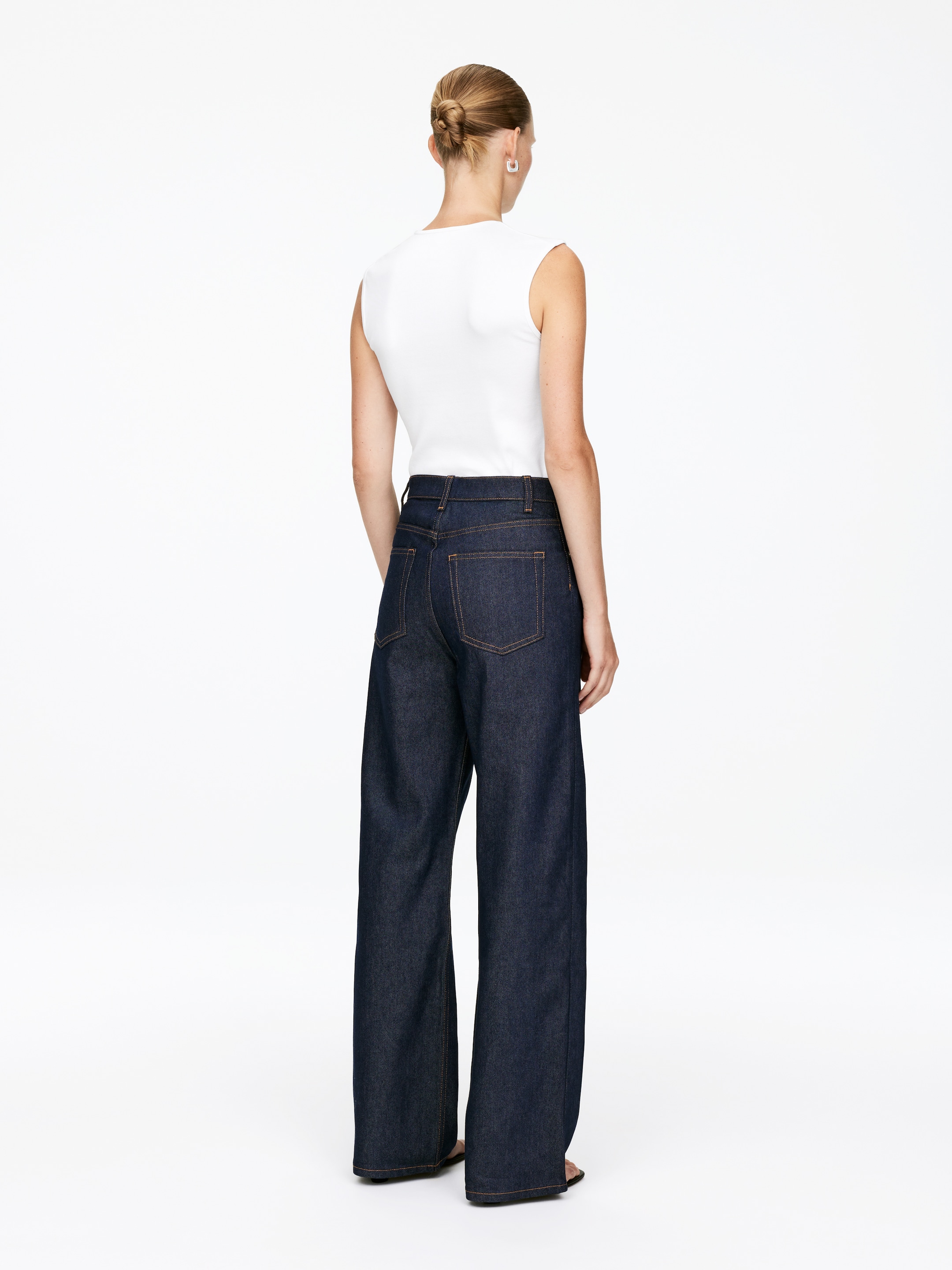 Ingrandisci l'immagine: LUPINE Flared Jeans - Dark Blue - DONNA | H&M CH 2