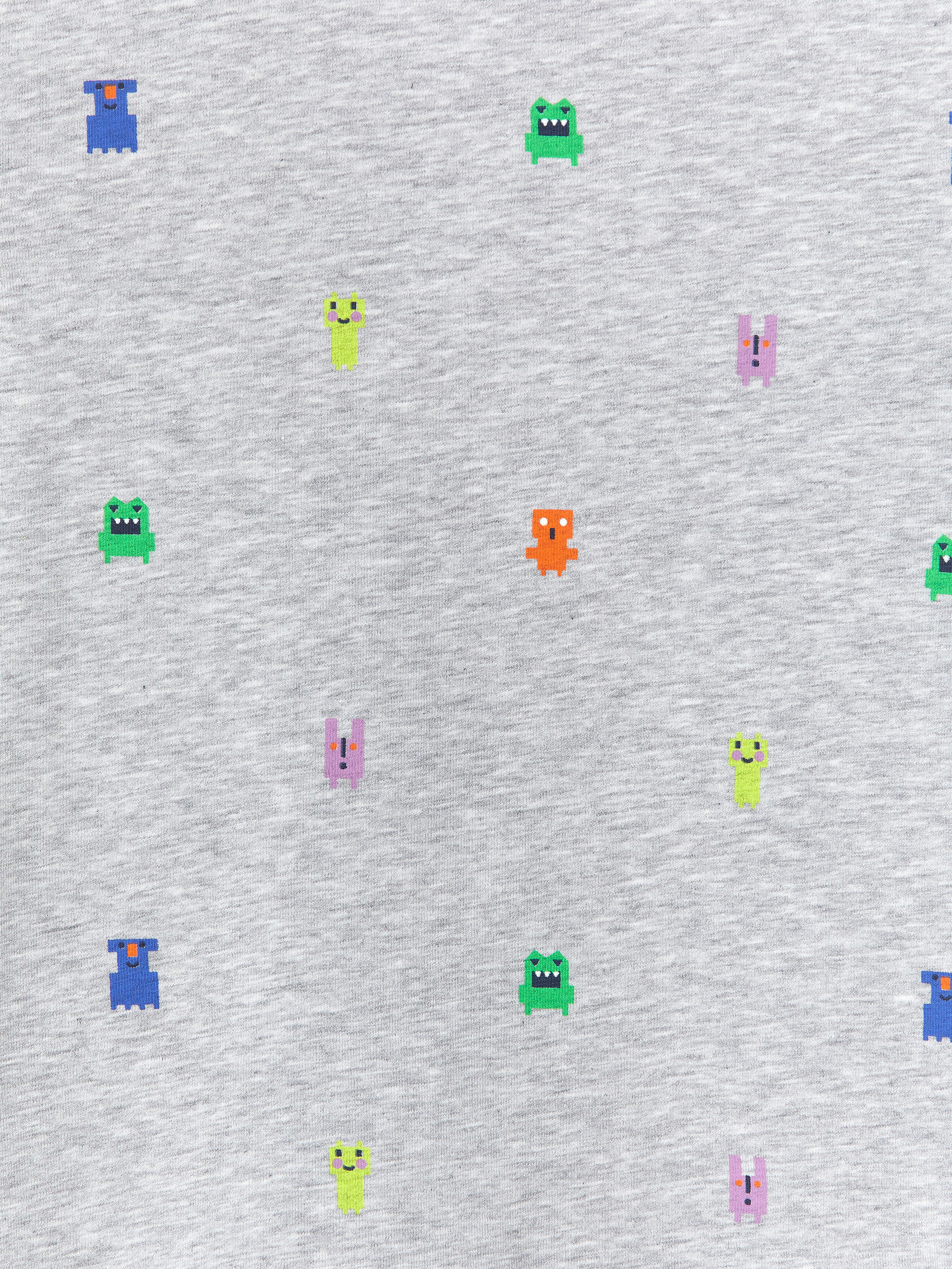 Zweiteiliger kurzer Pyjama aus Jersey - Graumeliert - Kinder - StillMedia/DescriptiveDetail - 3