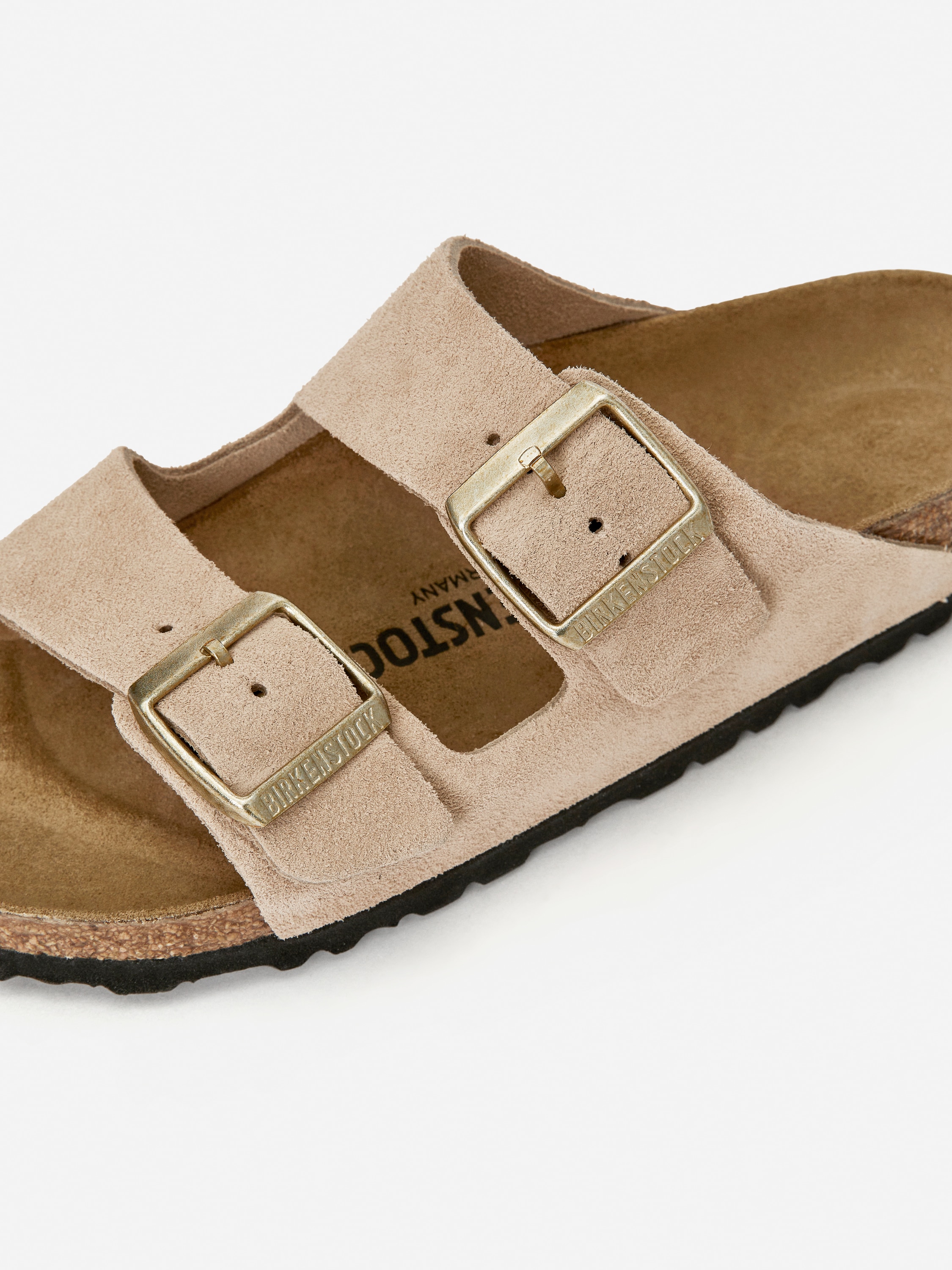 Birkenstock Arizona Suede Sandals – Light Mole – ARKET WW