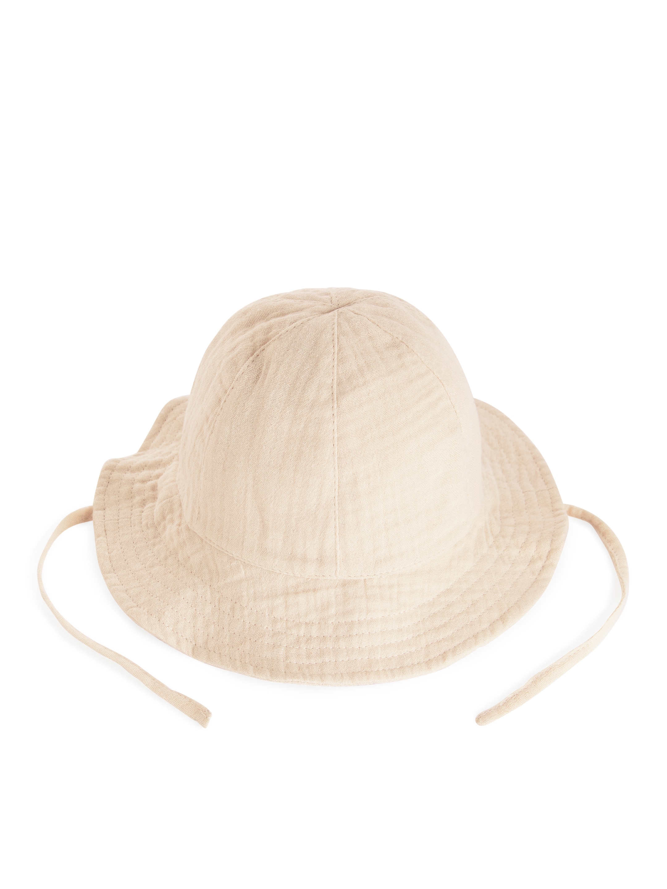 View larger image: Cotton Muslin Sunhat - Light Beige - Kids | H&M GB 2