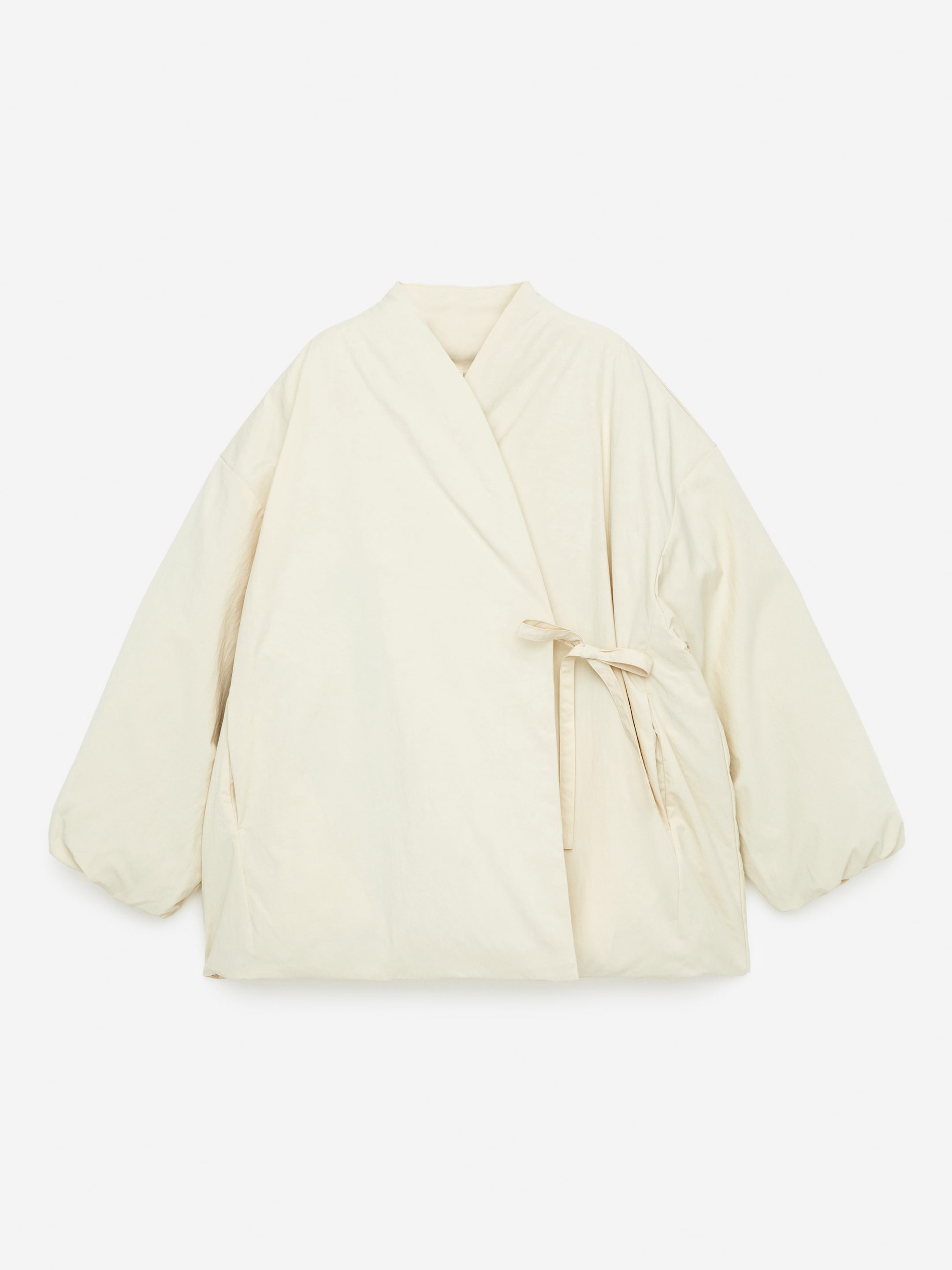 Agrandir l'image: Doudoune en satin - Blanc cassé - FEMME | H&M CH 1