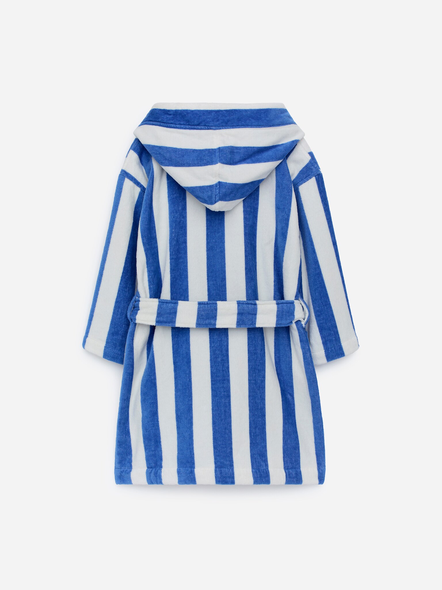 Peignoir en coton éponge - Bleu/Blanc/Rose - 3