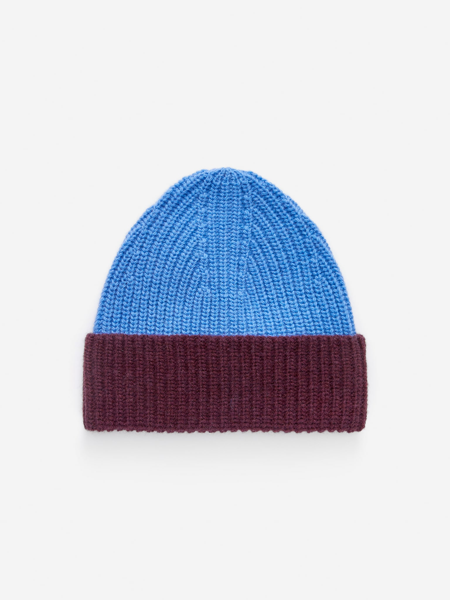 Wool Beanie - Blue/Burgundy/Pink/Pink/Dusty Light Blue
