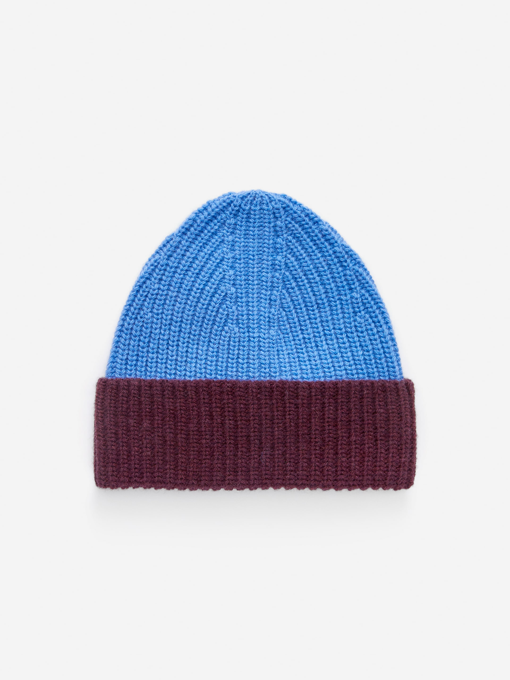 Wool Beanie - Blue/Burgundy - children - StillMedia/DescriptiveStillLife - 1