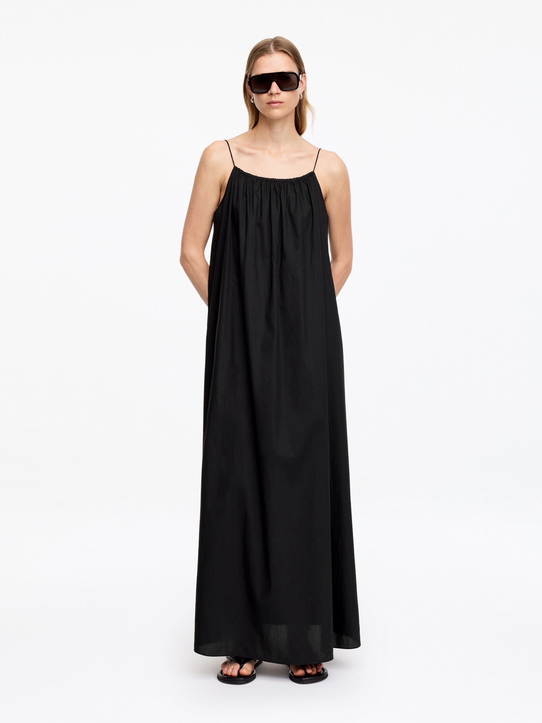 Robe de plage en lyocell et coton-#272627-19215