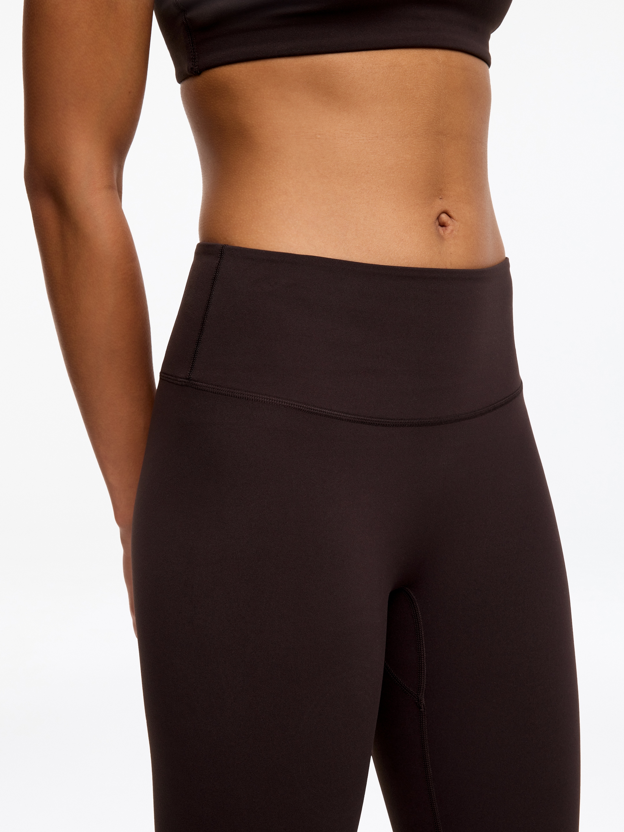 Soft Active Leggings - Brown - Slim fit - Women - StillMedia/Lookbook - 3