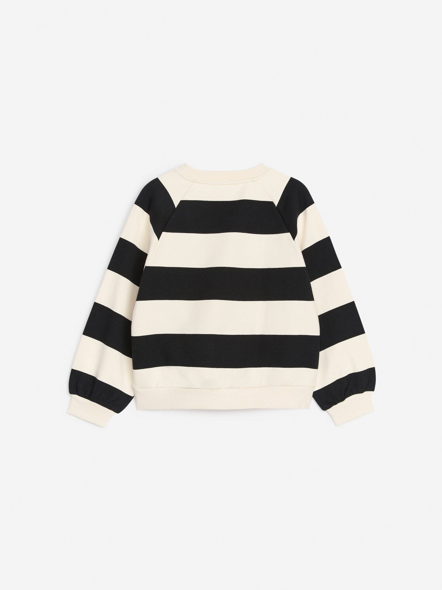 Relaxed Sweatshirt - Black/Off White - 2