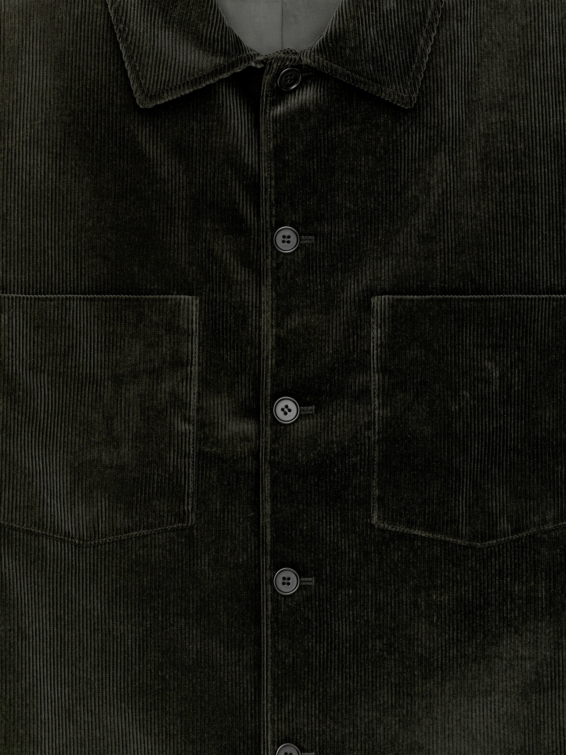 Corduroy Jacket - Dark Green - Regular fit - Men - StillMedia/DescriptiveDetail - 5