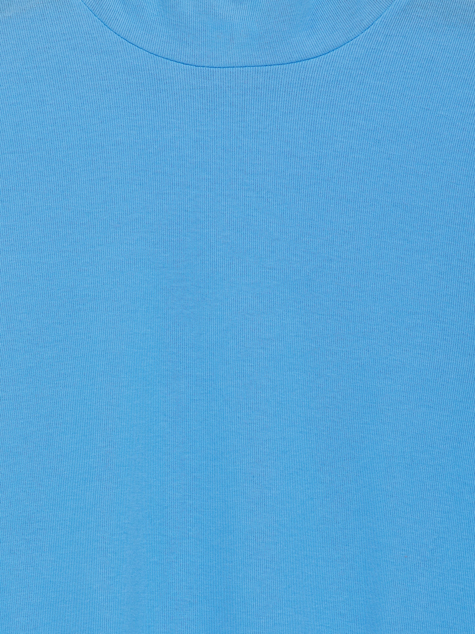 Haut en coton à col roulé - Bleu/Noir - 5