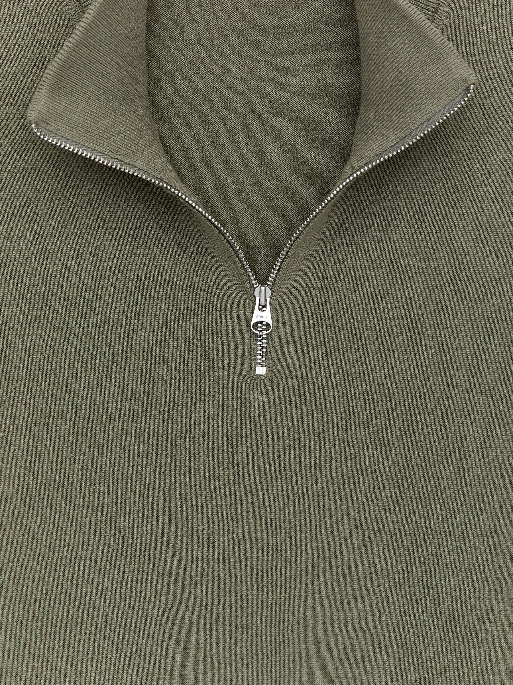 Jersey de media cremallera de punto - Verde caqui - Corte estándar - Men - StillMedia/DescriptiveStillLife - 2