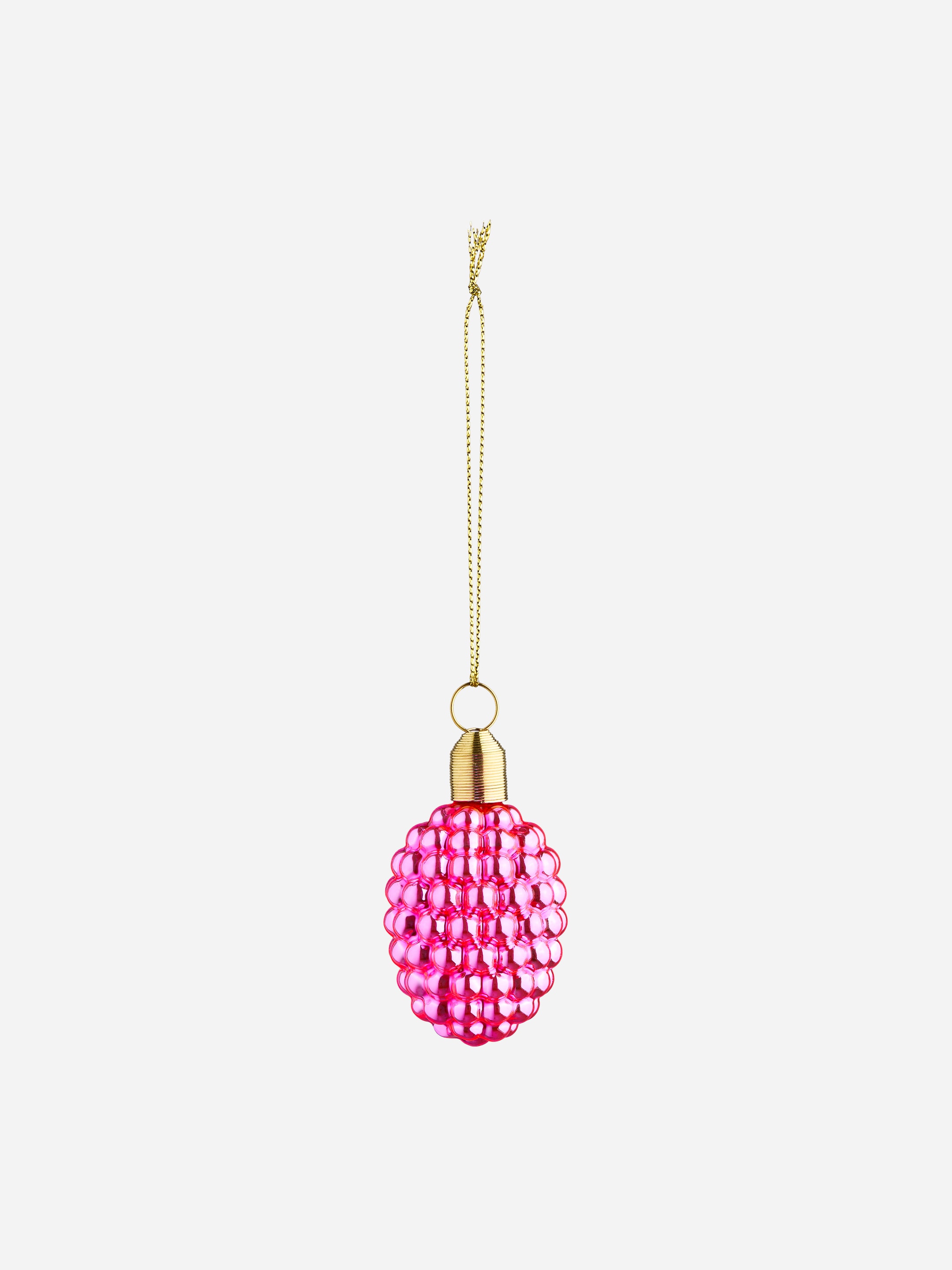Adorno de piña de cristal-Pink-20537