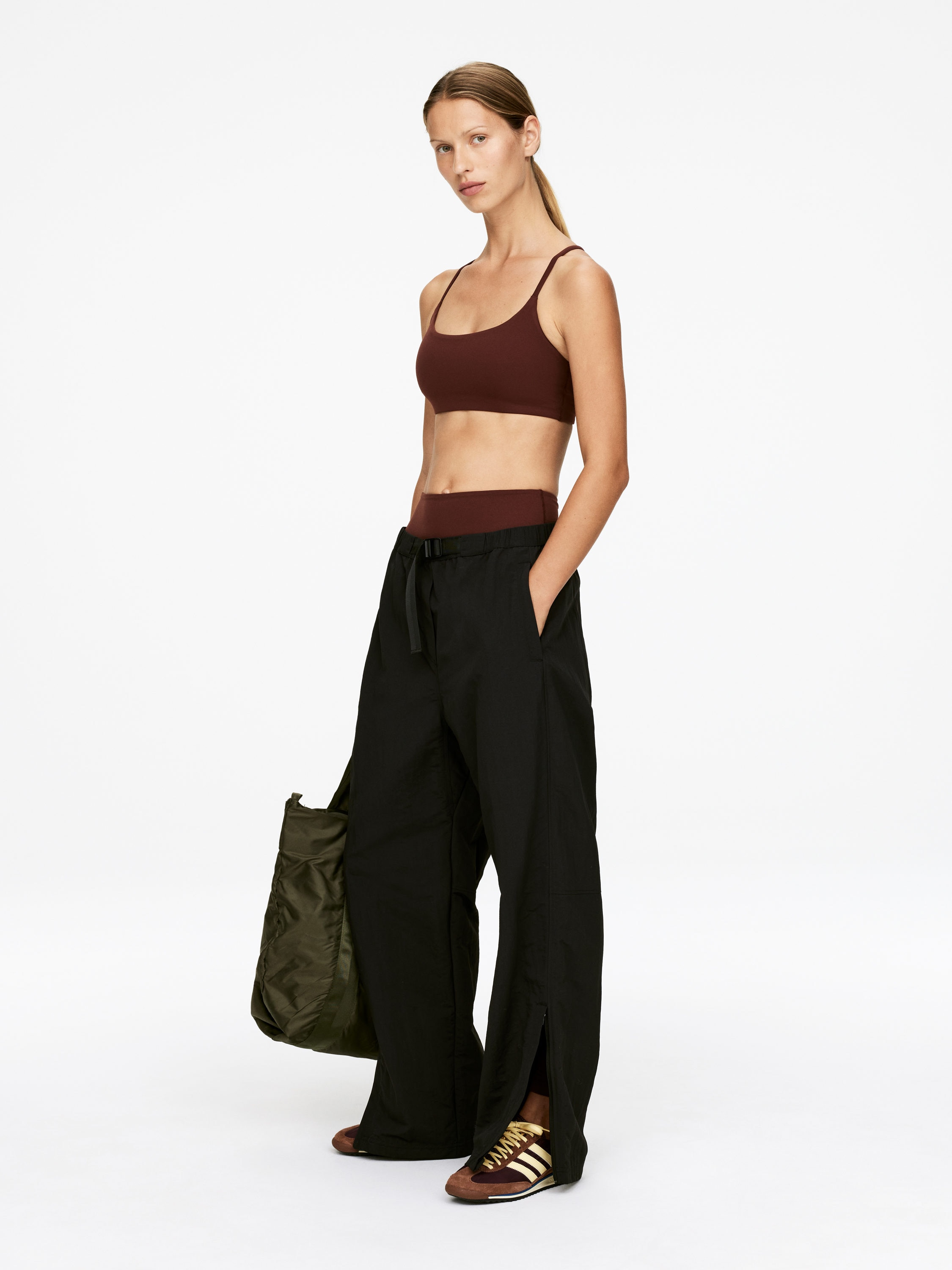 Soft Stretch Bra - Dark Brown - Slim fit - Women - StillMedia/Lookbook - 2