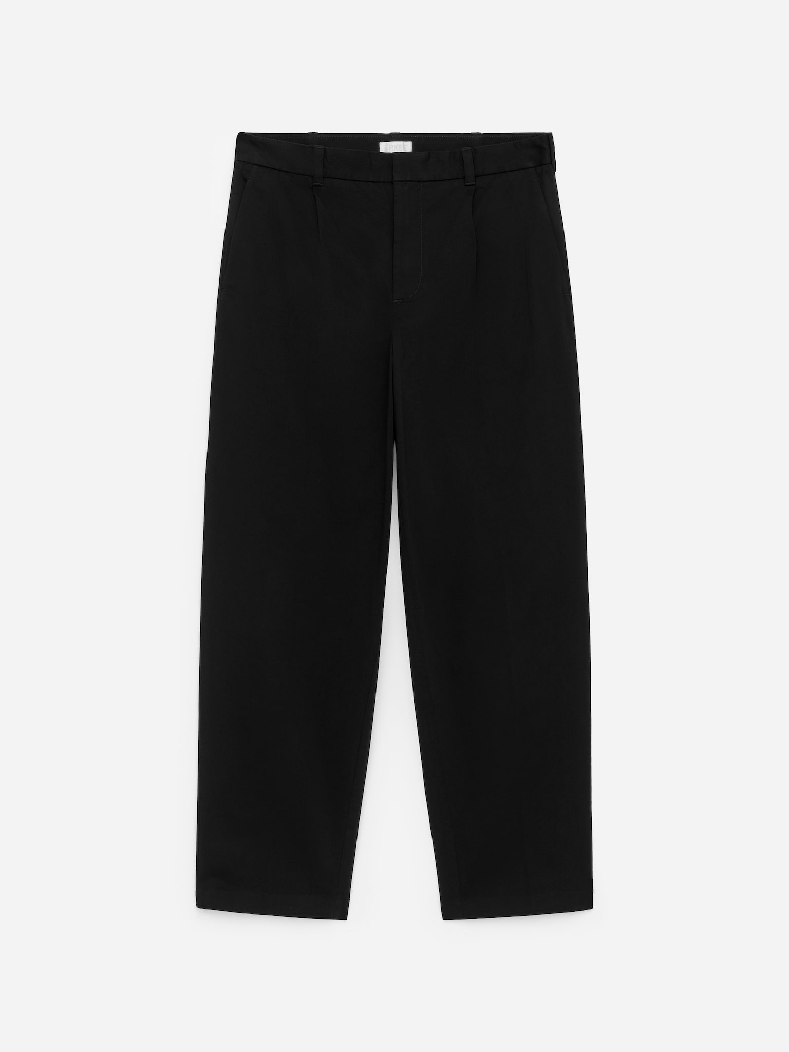 Pantalon ample en coton - Noir - 2
