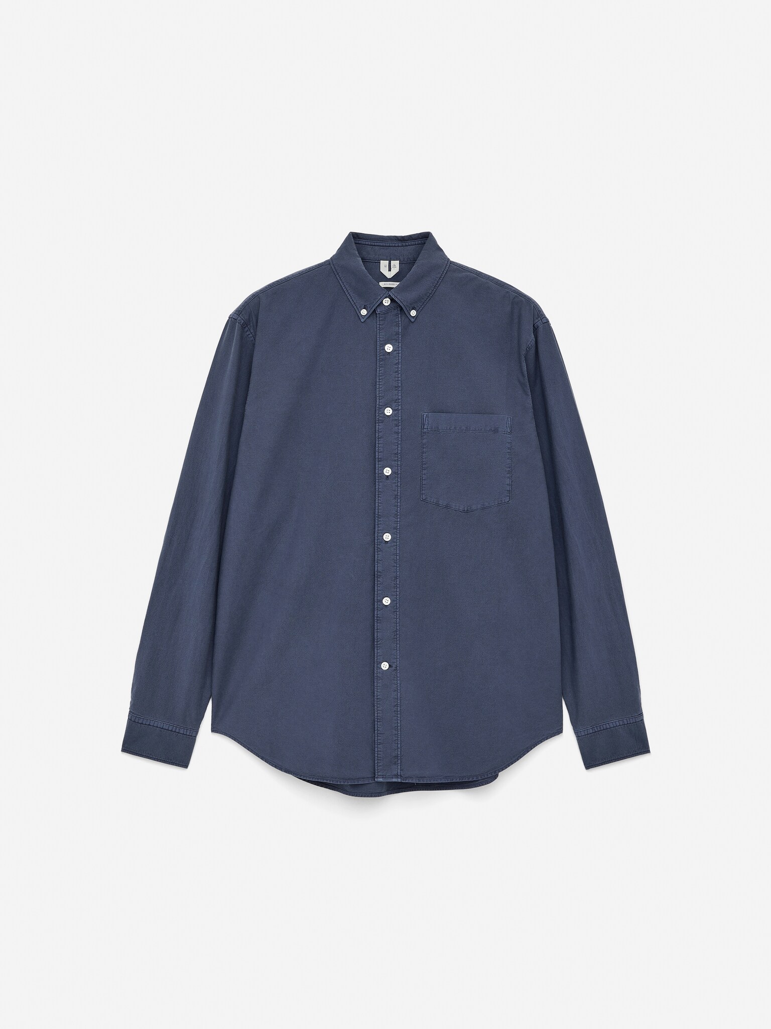 Avslappet Oxford-skjorte - Blå/Støvete mint