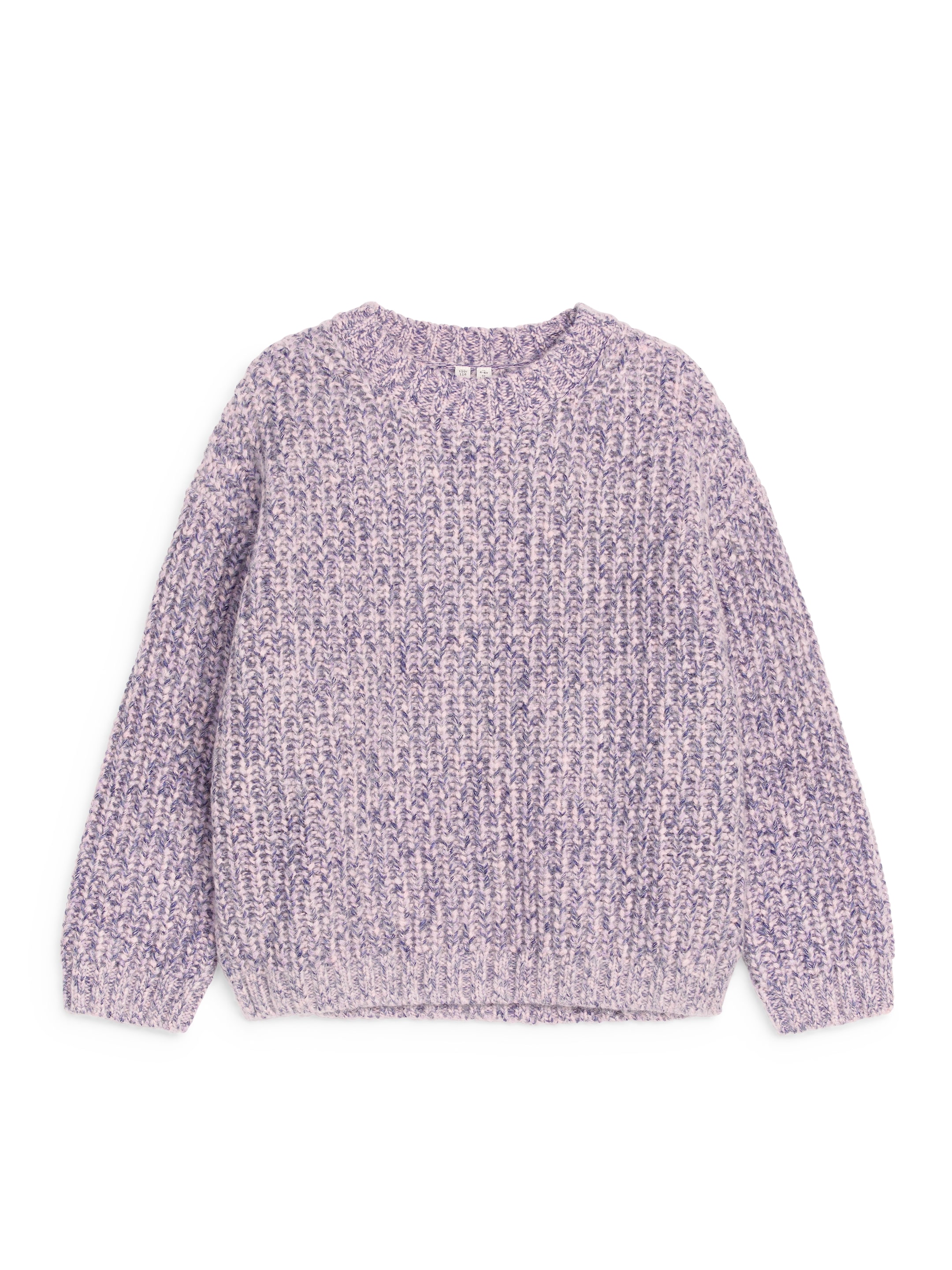Wollpullover mit Space-Dye-Färbung - Lila - Relaxed Fit - Kinder - StillMedia/DescriptiveStillLife - 1