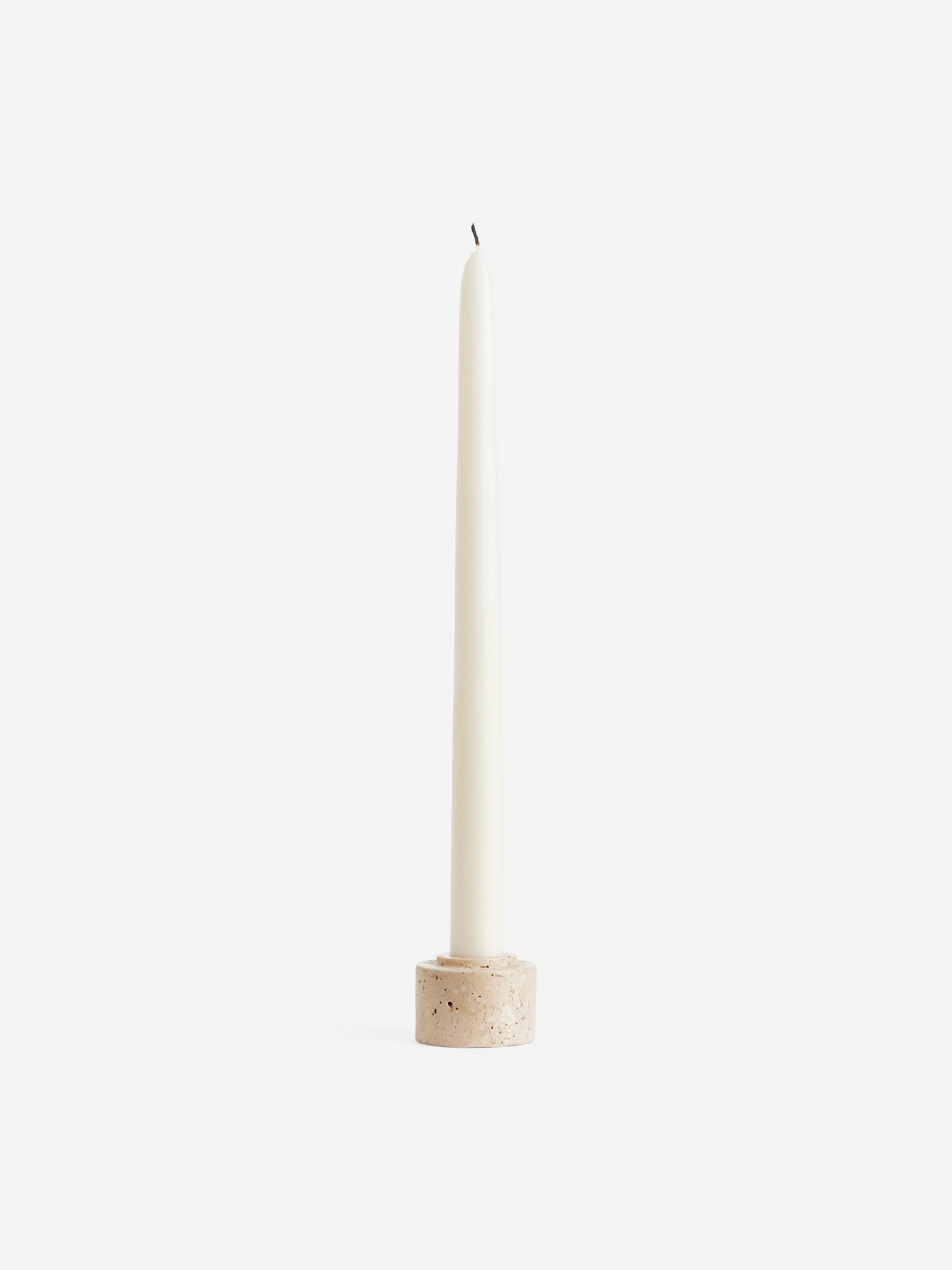 Visualizza immagine più grande: Set da 2 candele affusolate - Bianco sporco - HOME | H&M IT 2
