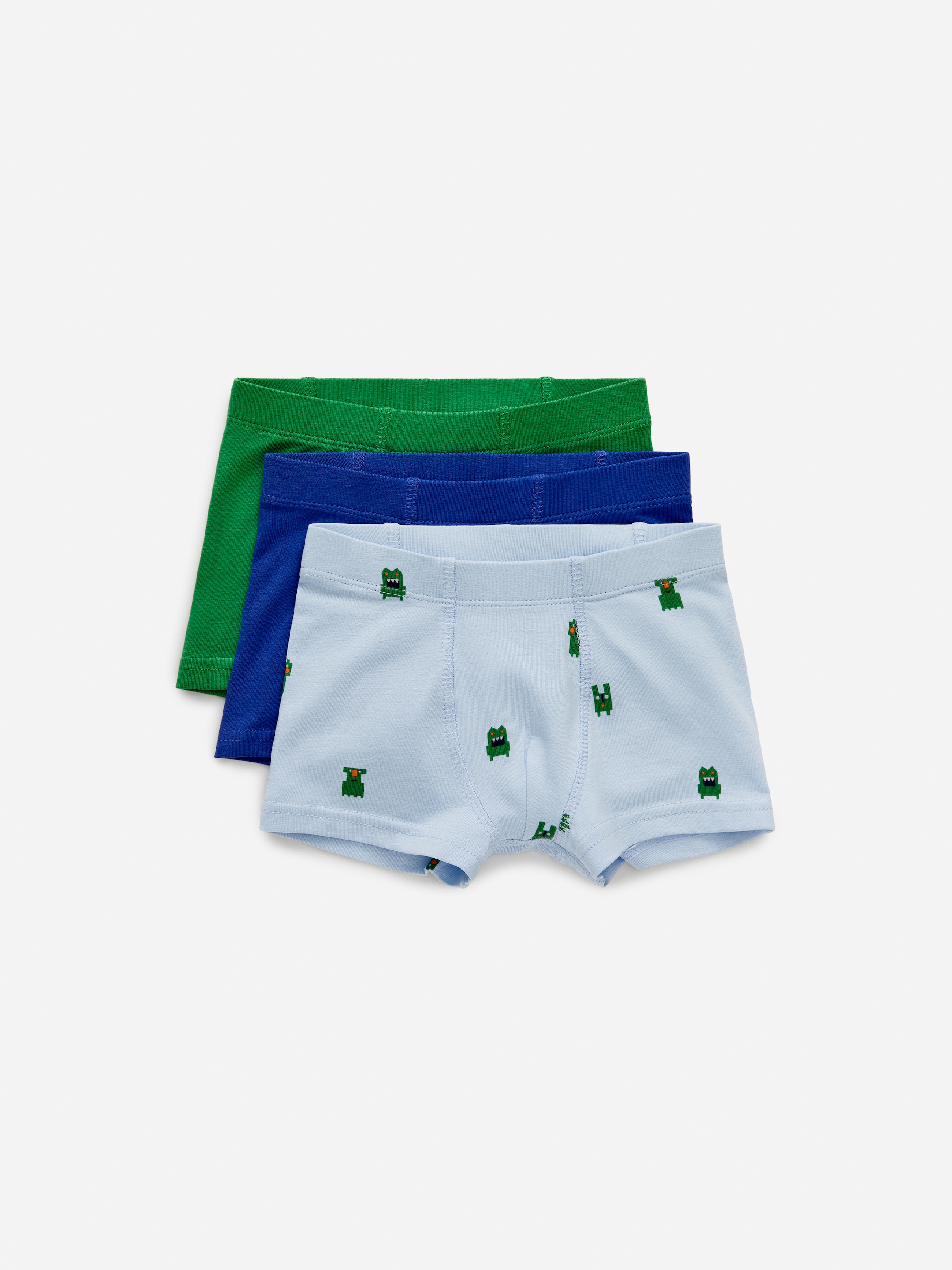 Jersey Trunks - Green/Blue/Light Blue - Slim fit - Children - StillMedia/DescriptiveStillLife - 2