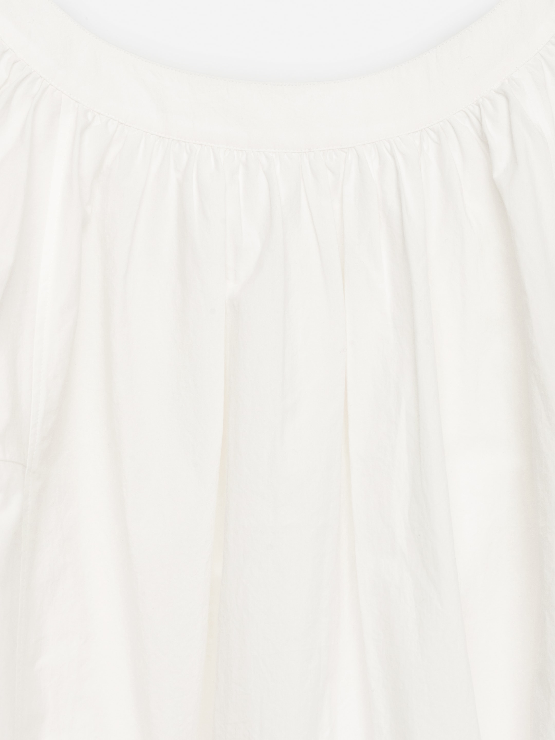 Balloon-Hem Top - White - Loose fit - Women - StillMedia/DescriptiveDetail - 1