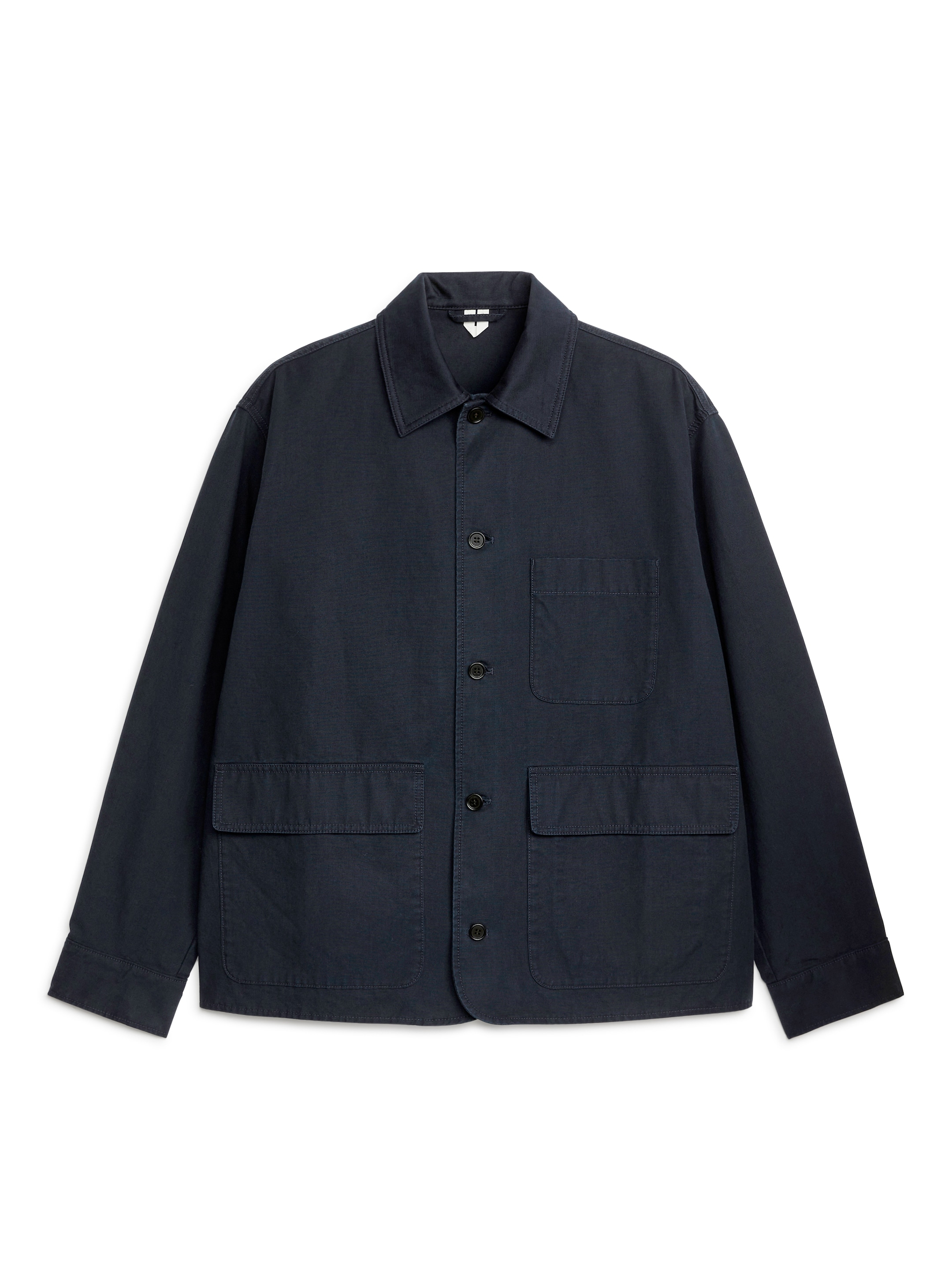 Hemdjacke aus Baumwolle - Dunkelblau - Regular Fit - Herren - StillMedia/DescriptiveStillLife - 1