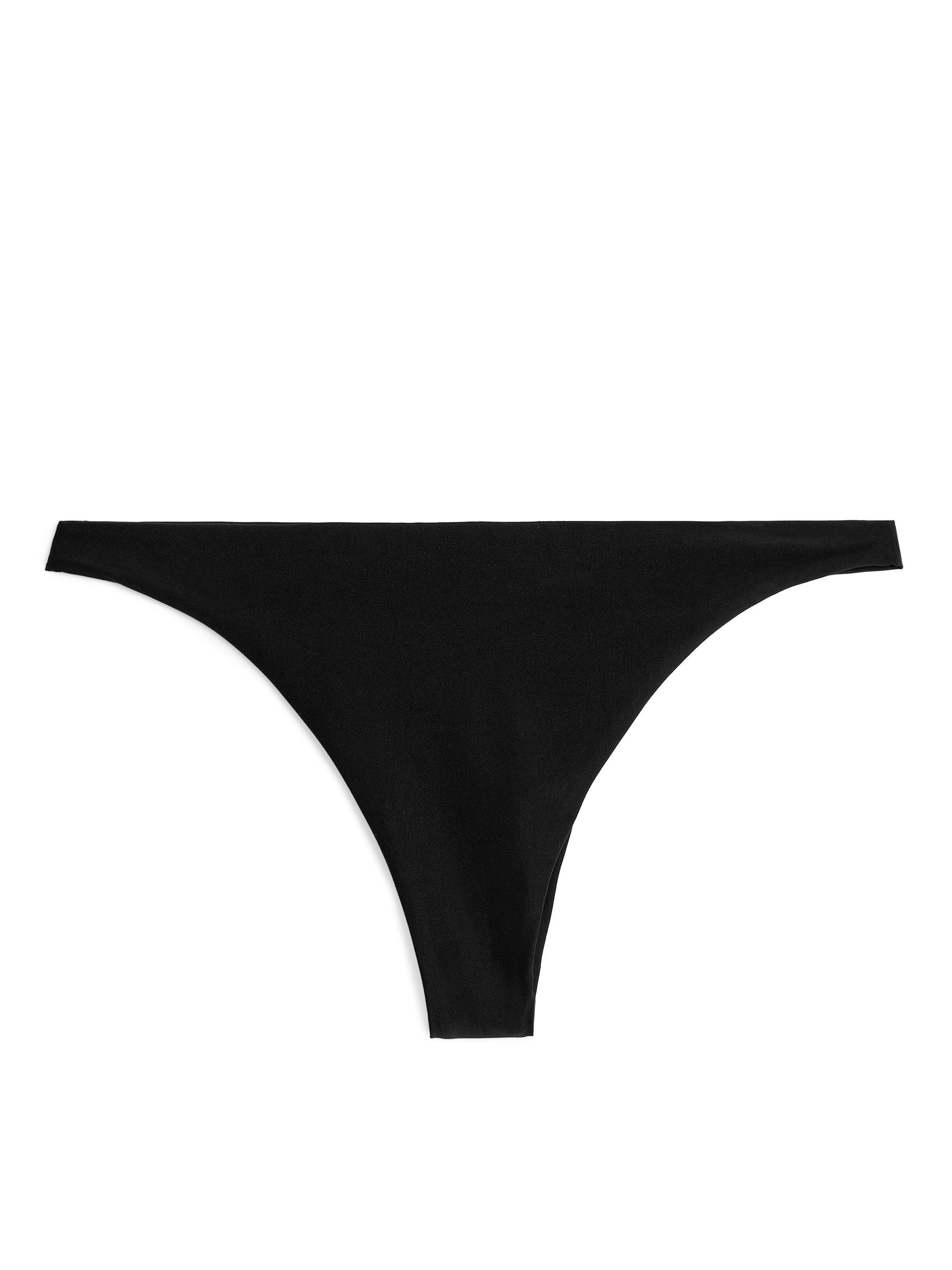 Brazilian Thong Bikini Bottom-Black-7582