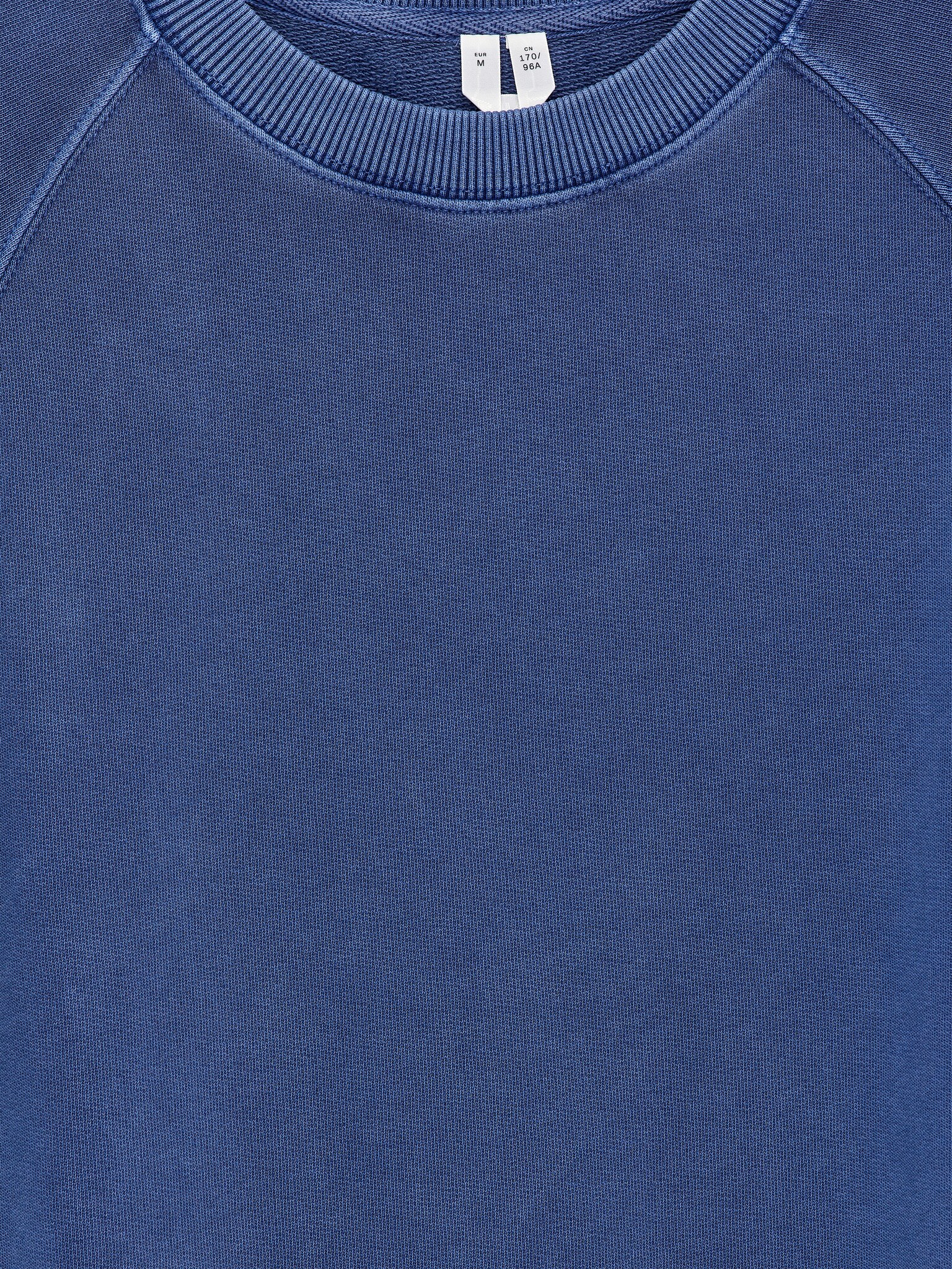Sweat en tissu éponge - Bleu/Rose pâle/Gris chiné/Blanc cassé/Rouge foncé - 6