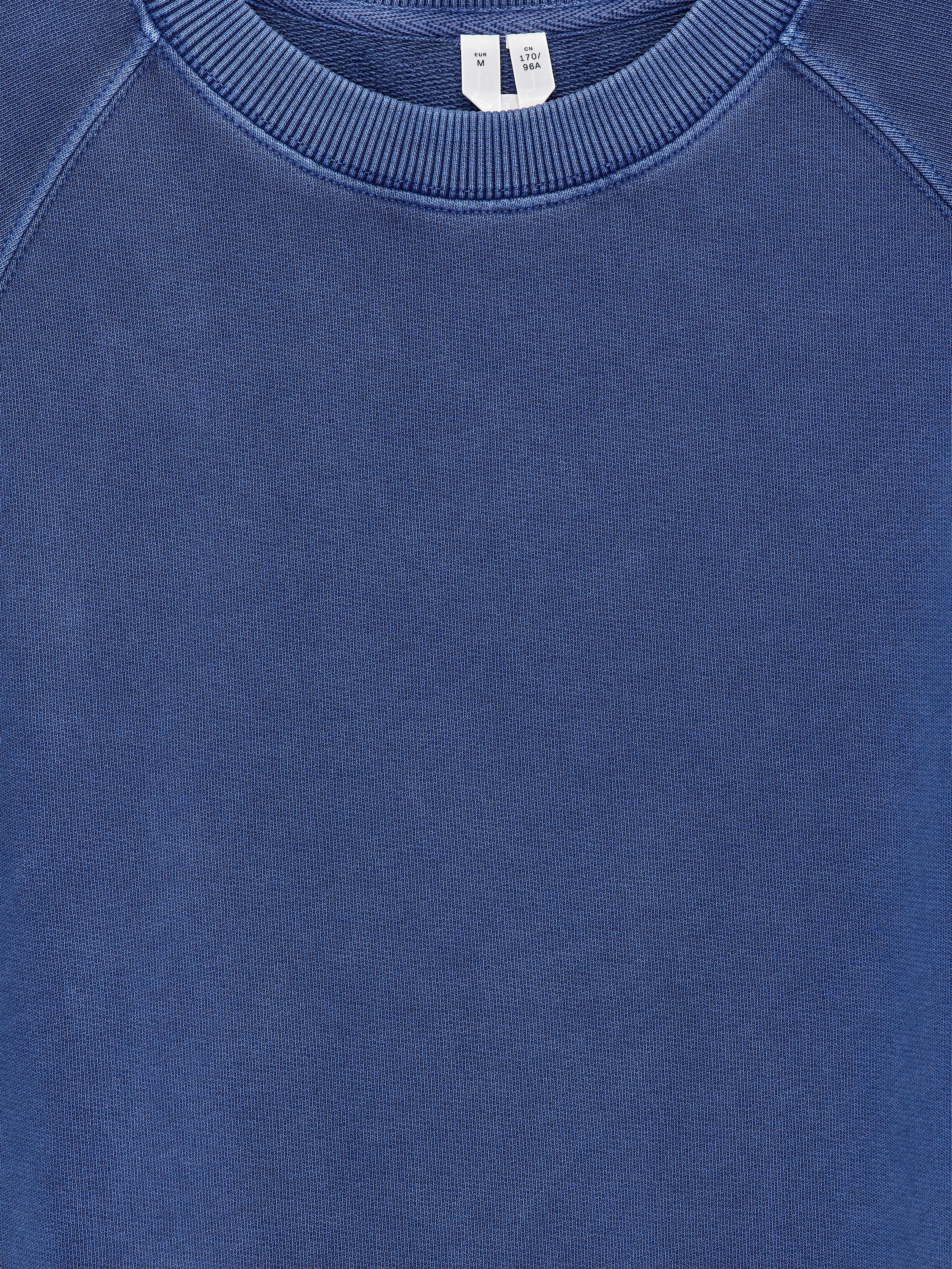 French Terry Sweatshirt - Blue - Regular fit - Women - StillMedia/DescriptiveDetail - 1