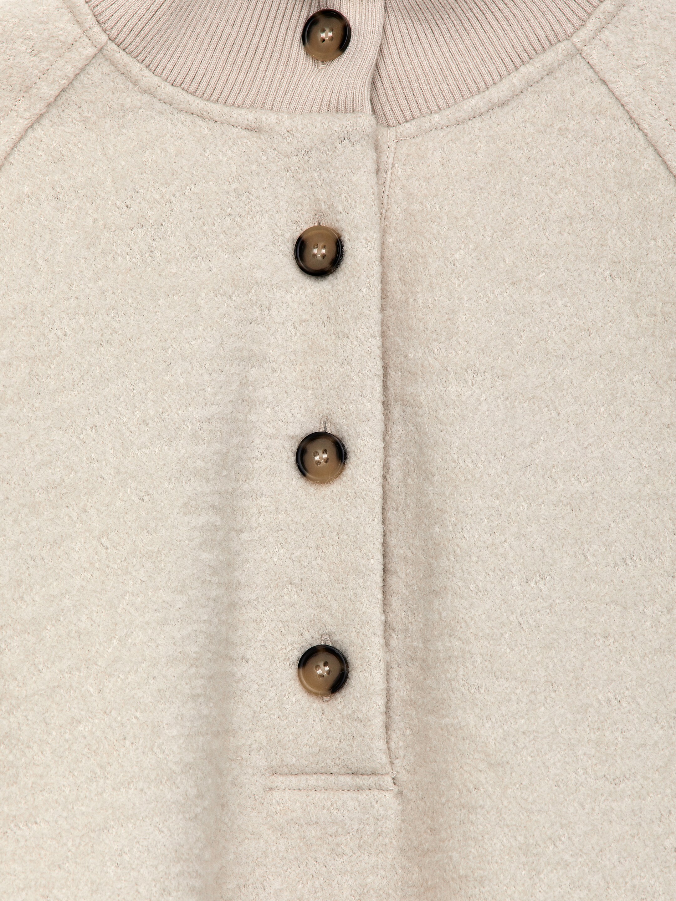 Grotere afbeelding bekijken: Trui van gekookte wol en katoen - Gebroken wit - DAMES | H&M BE 7