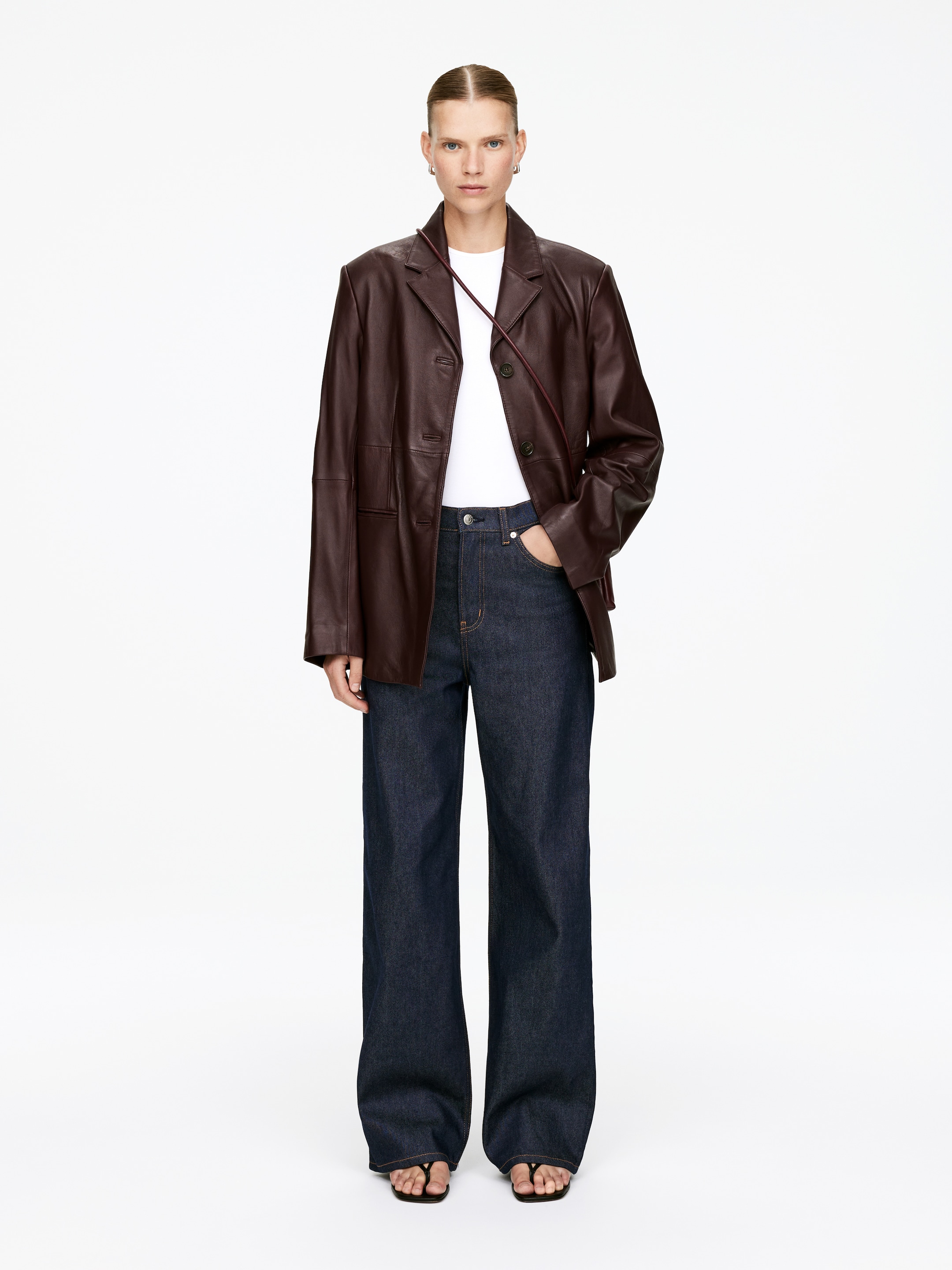 Ingrandisci l'immagine: LUPINE Flared Jeans - Dark Blue - DONNA | H&M CH 1