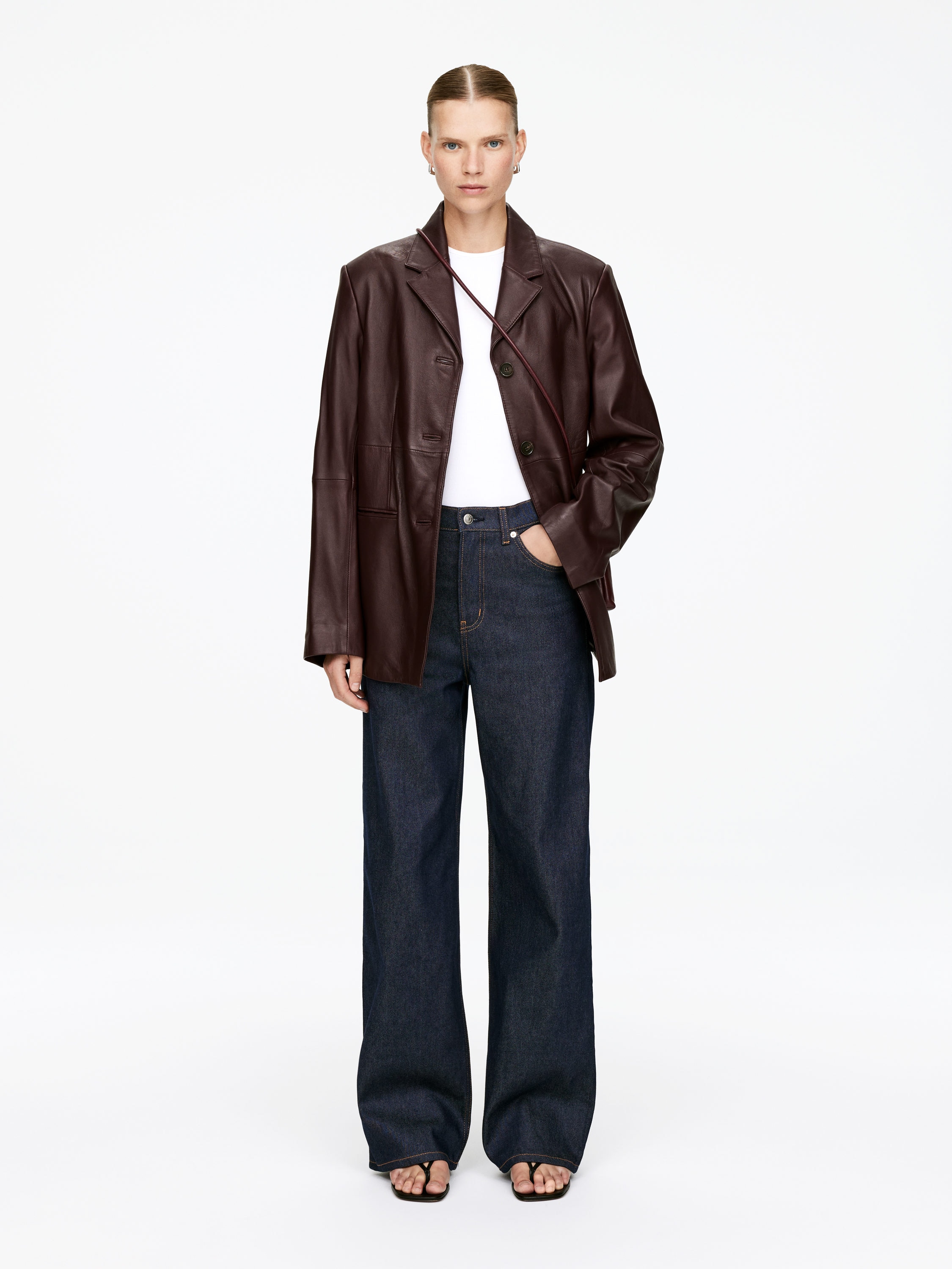 LUPINE Flared Jeans-#2E3036-16713