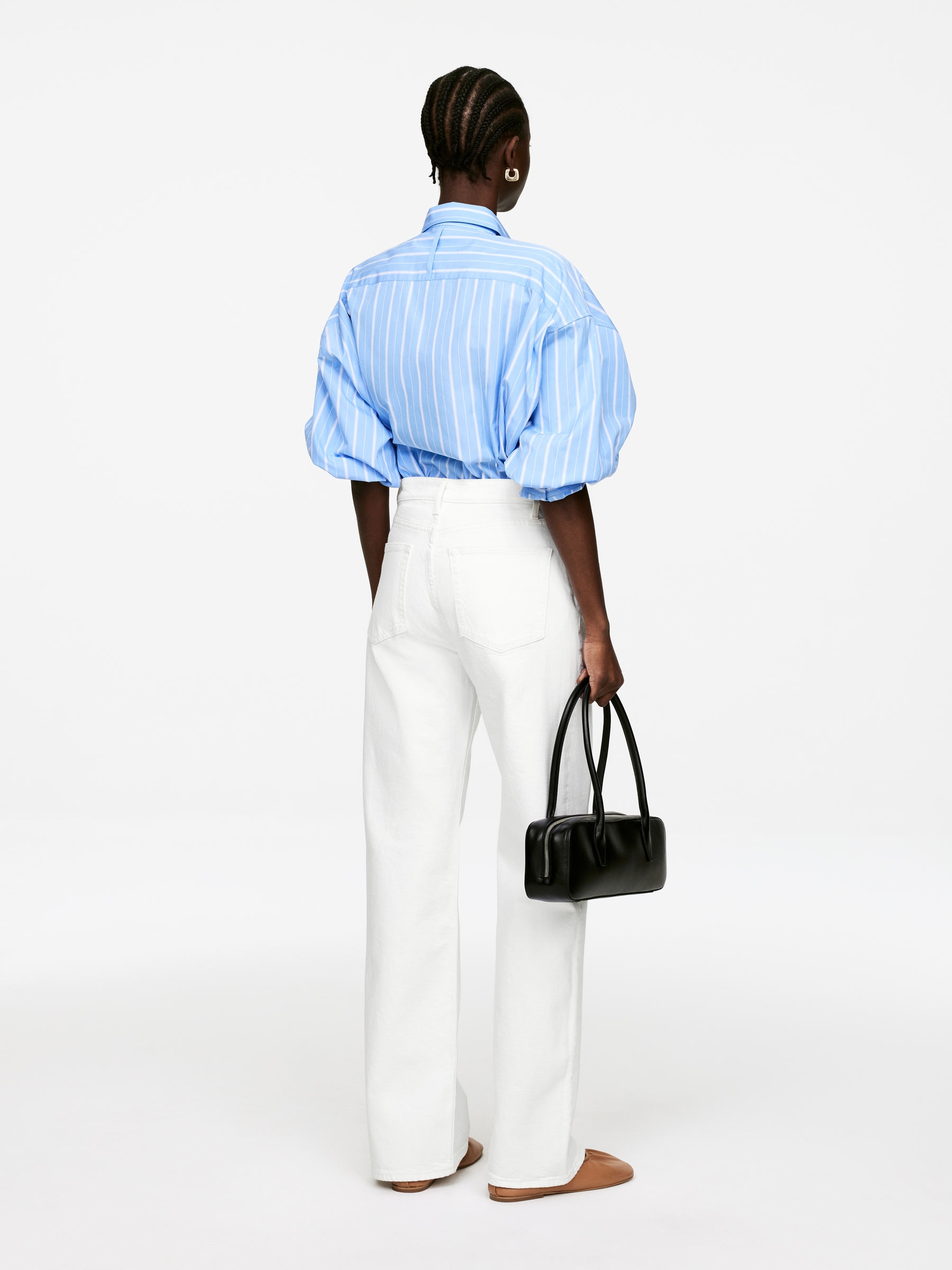 LUPINE Flared Jeans - White - Slim fit - Women - StillMedia/Lookbook - 3