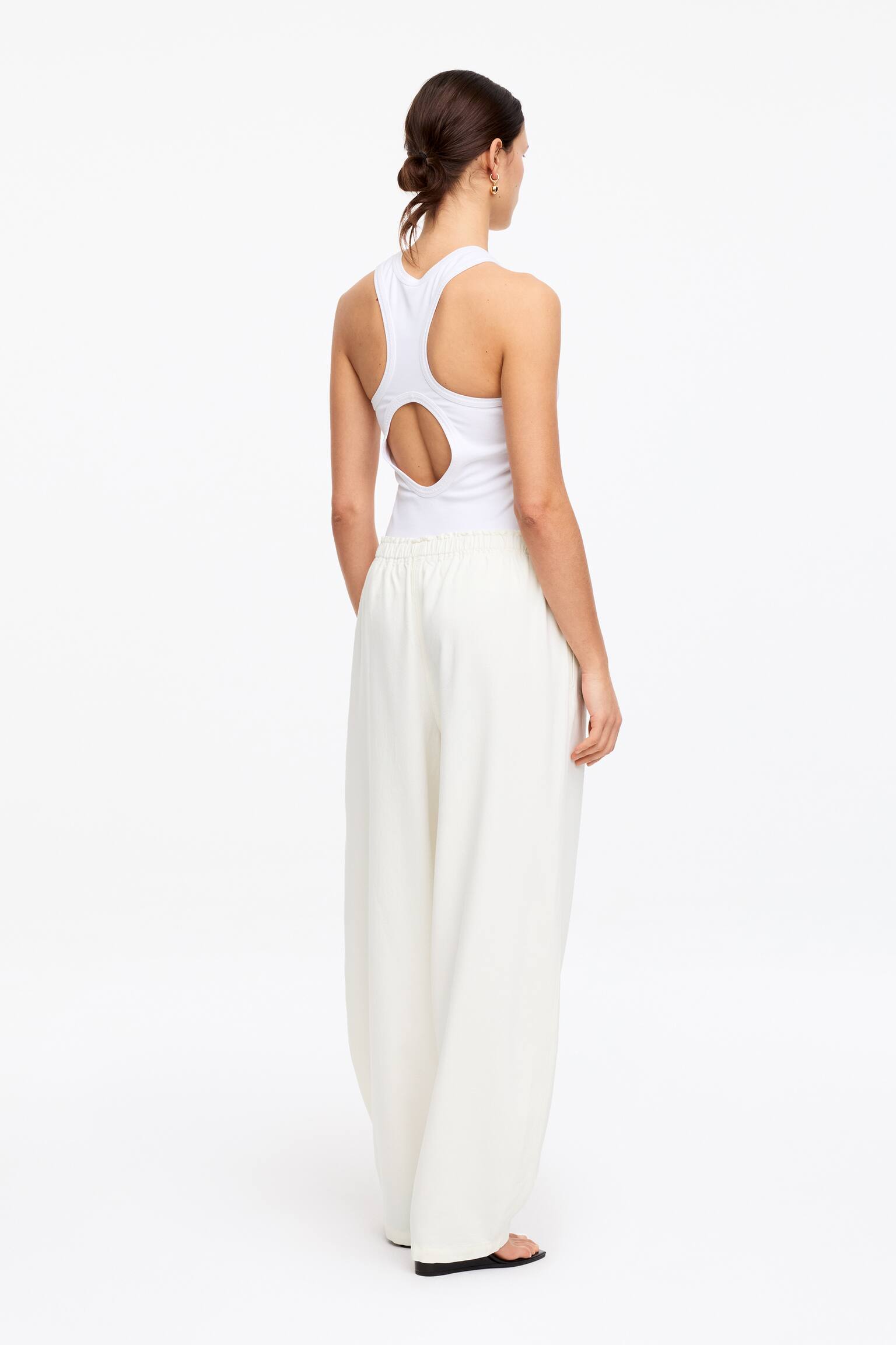 Dra-på-jeans - Off-white/Tvättad blå - 3