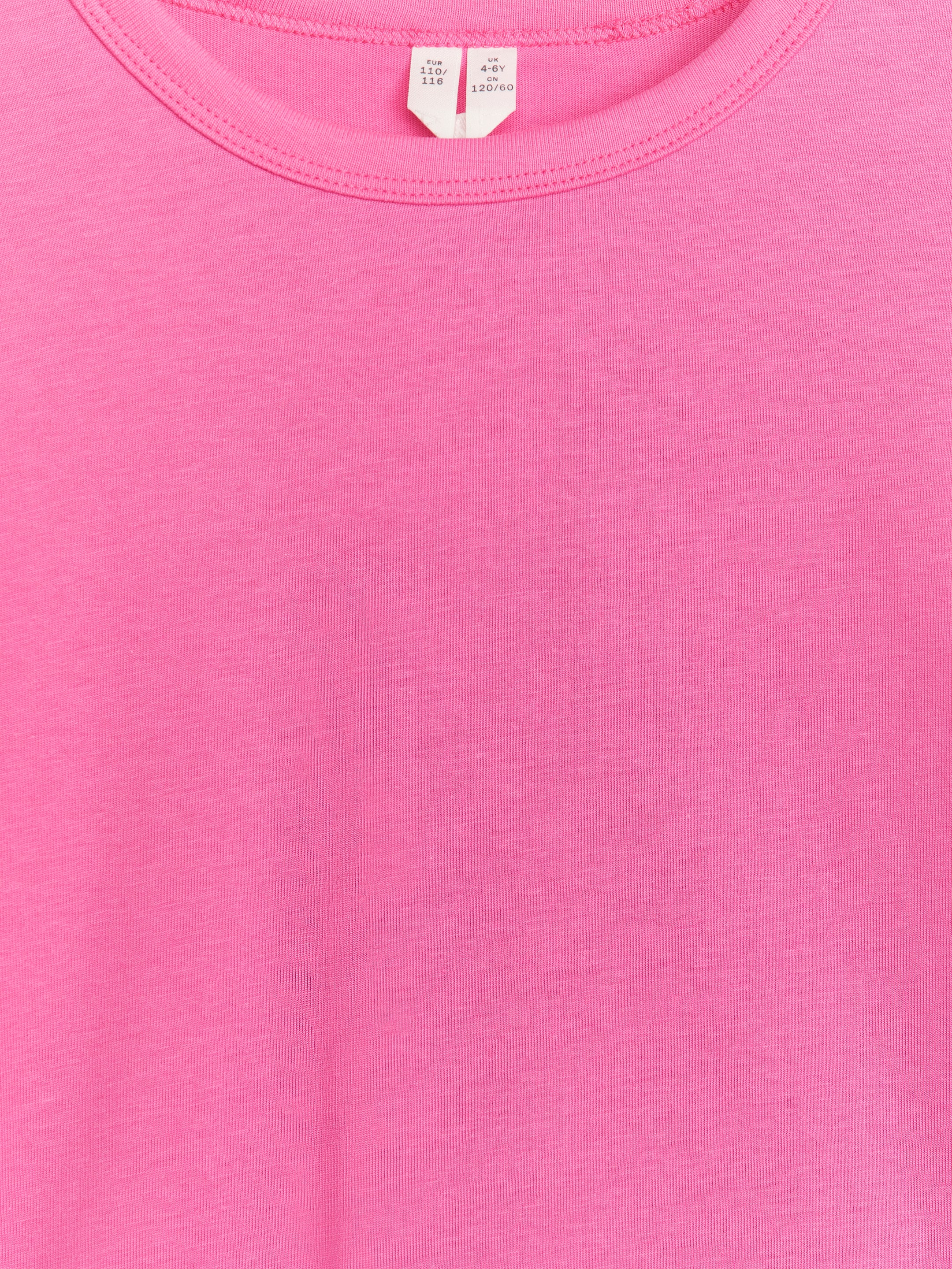 Vis større bilde: Ekstra stor t-skjorte med lange ermer - Rosa - BARN | H&M NO 3