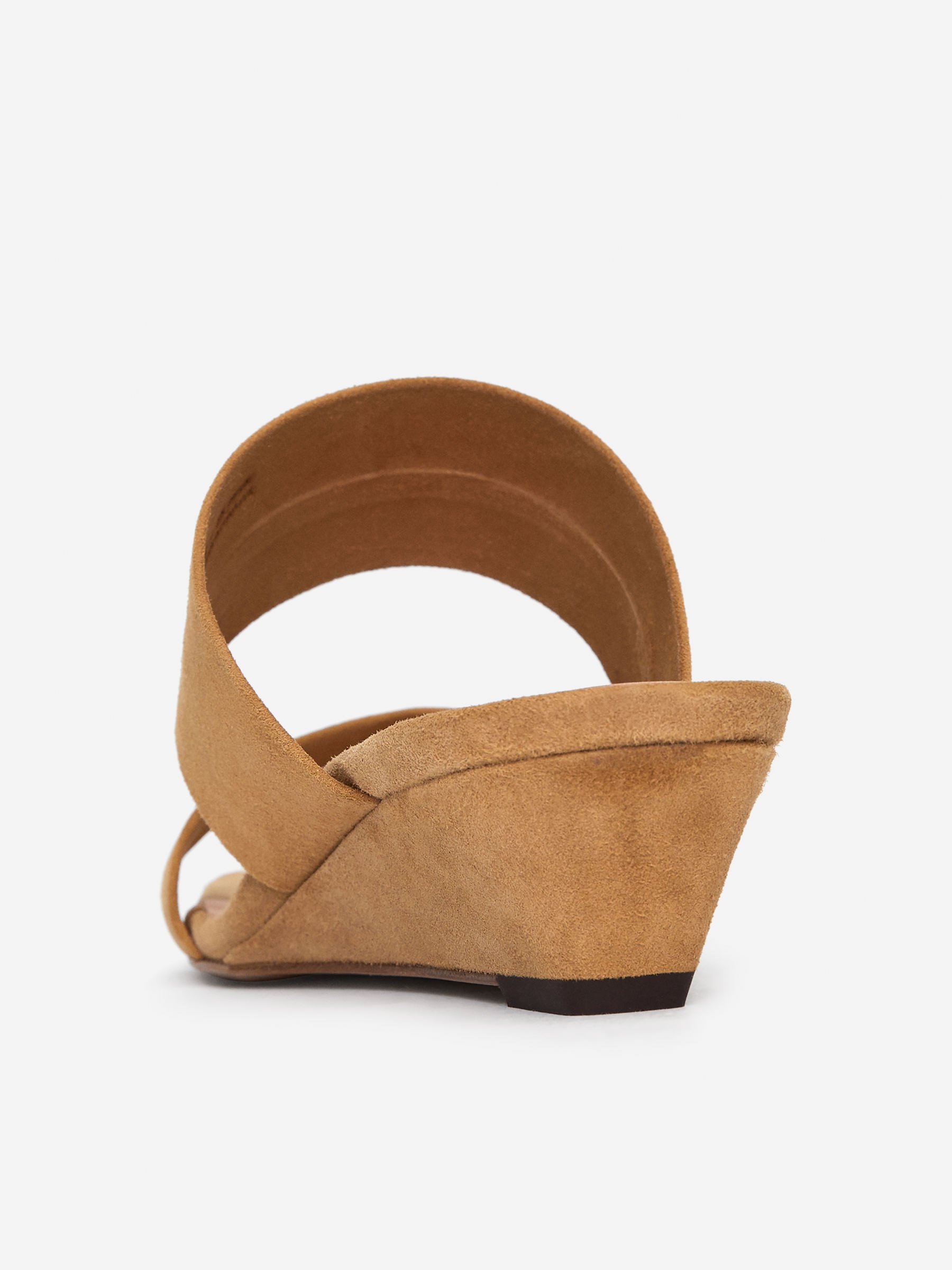Suede Wedge Sandals - Beige - Women - StillMedia/DescriptiveStillLife - 3