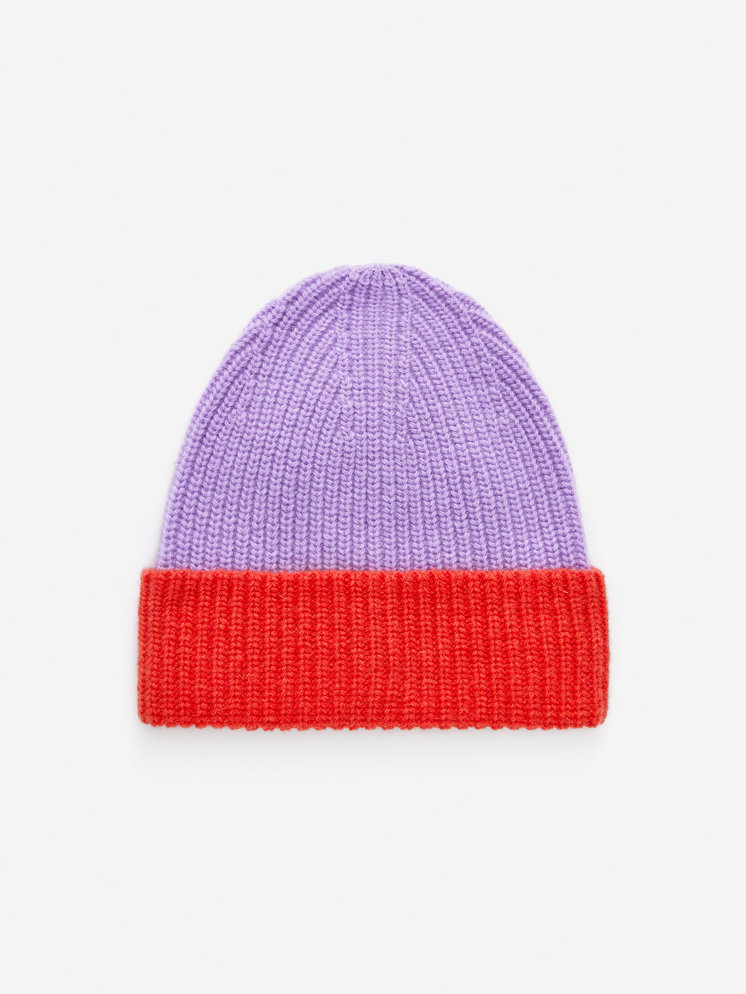 Wool Beanie - Lilac/Red/Blue/Orange/Pink/Blue/Burgundy