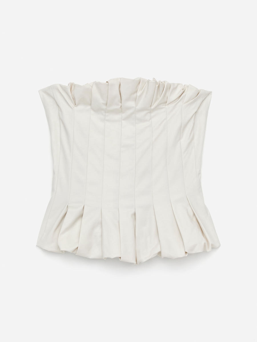 Pink V Neck Flared Sleeve Blouse