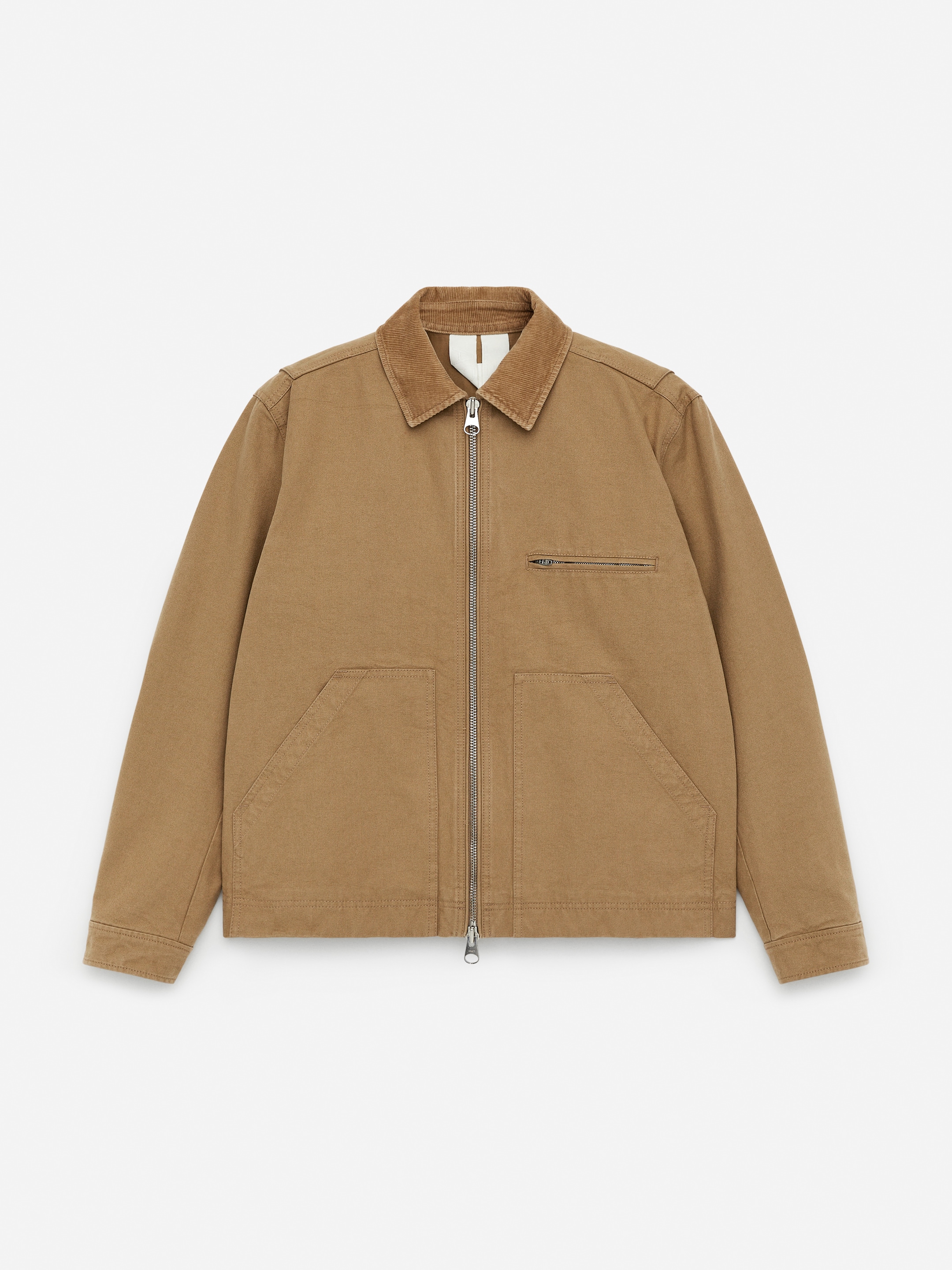 Grotere afbeelding bekijken: Cotton Canvas Jacket - Beige - HEREN | H&M BE 1