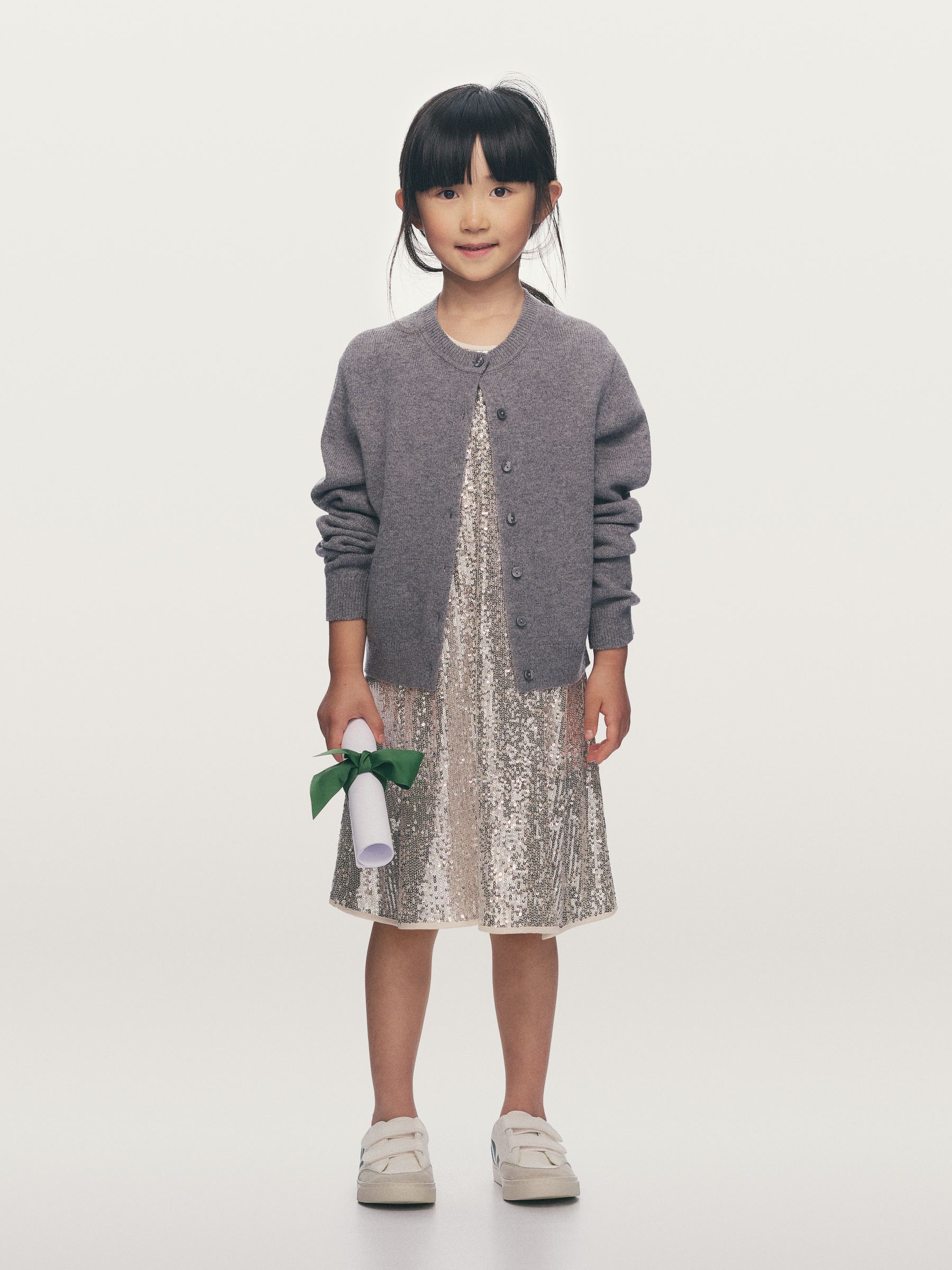 Sequin Dress - Silver - Regular fit - Children - StillMedia/Environmental - 1