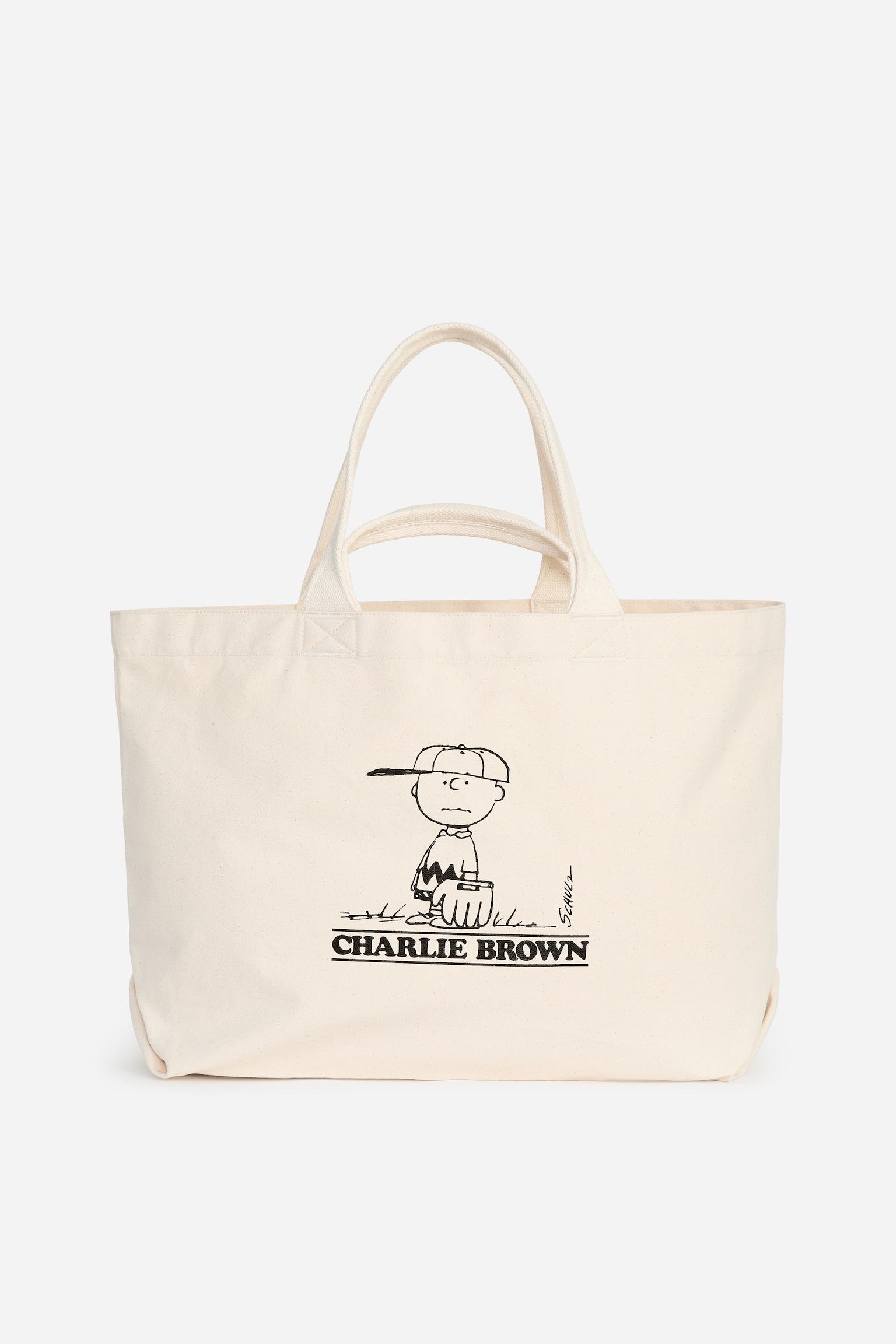Tote din pânză Peanuts - Alb Crem - 1