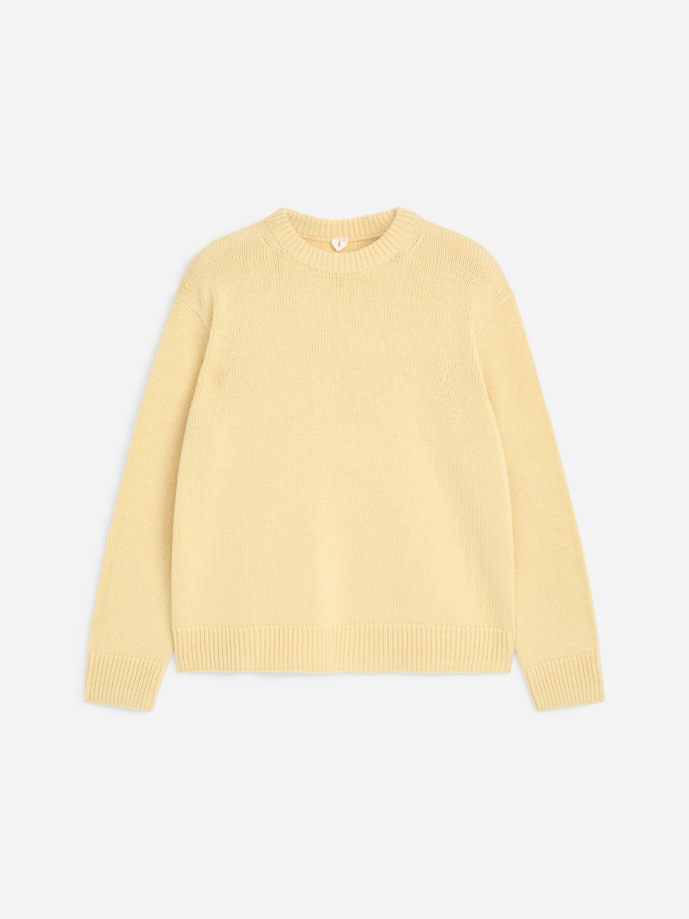 Paksu villaneulepusero - Vaaleankeltainen/Sininen/Luonnonvalkoinen/Meleerattu vaaleanharmaa/Meleerattu hiilenharmaa/Meleerattu beige/Tummansininen