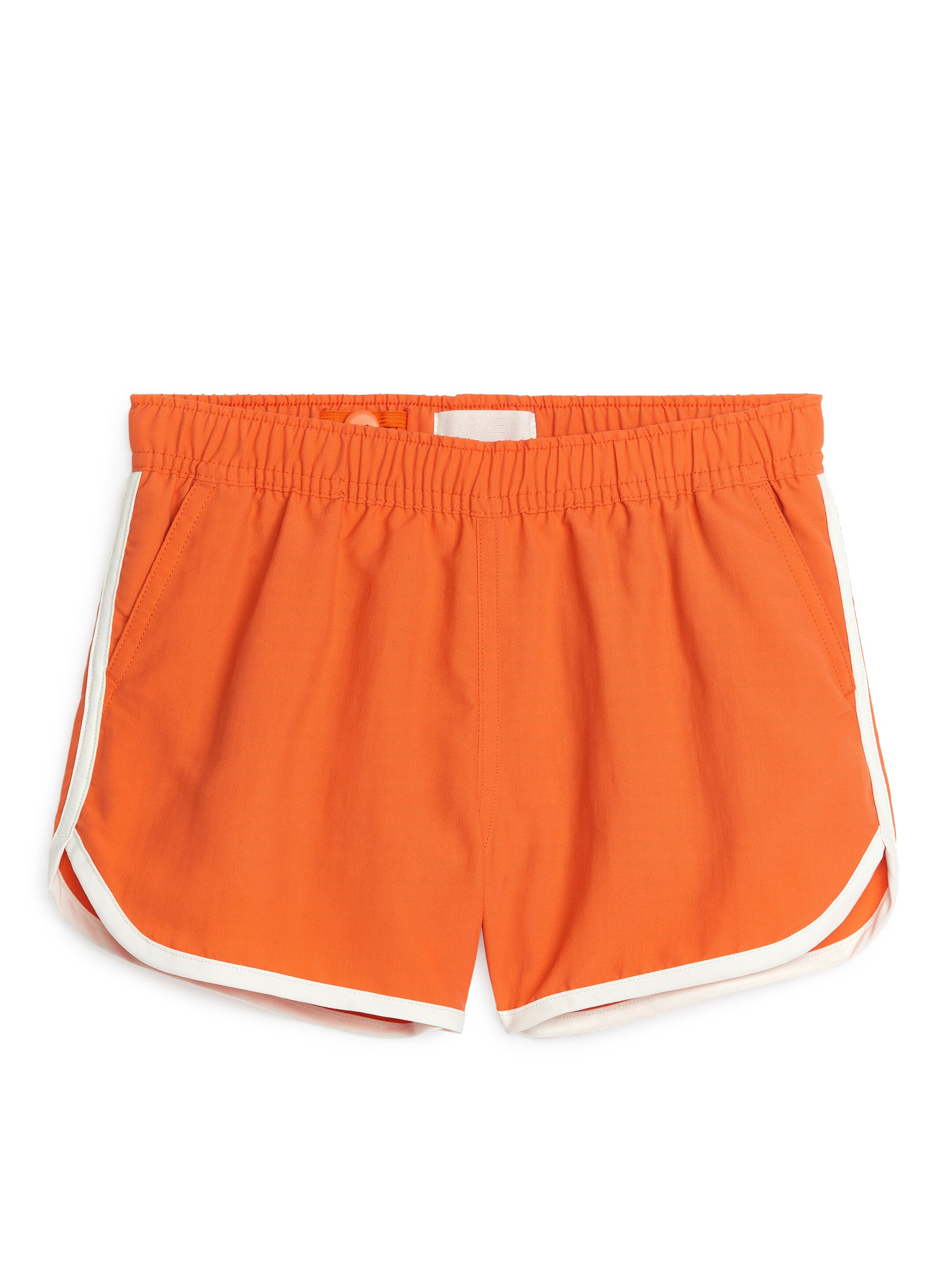 Badeshorts mit kontrastfarbenen Paspeln - Orange - Regular Fit - Kinder - StillMedia/DescriptiveStillLife - 1
