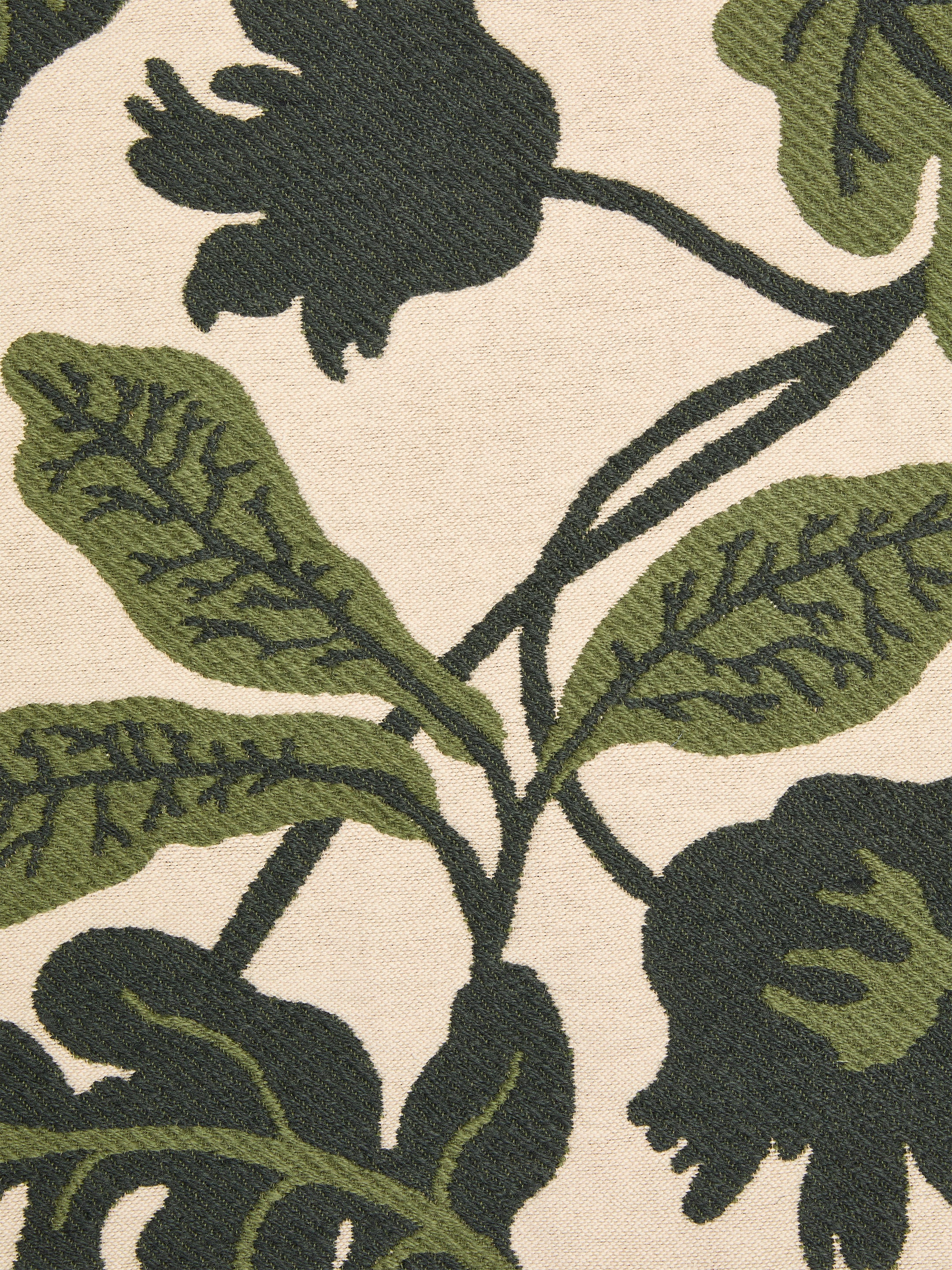 Cotton Wool Cushion Cover 50 x 50 cm - Green/Off White - homeware - StillMedia/DescriptiveDetail - 1