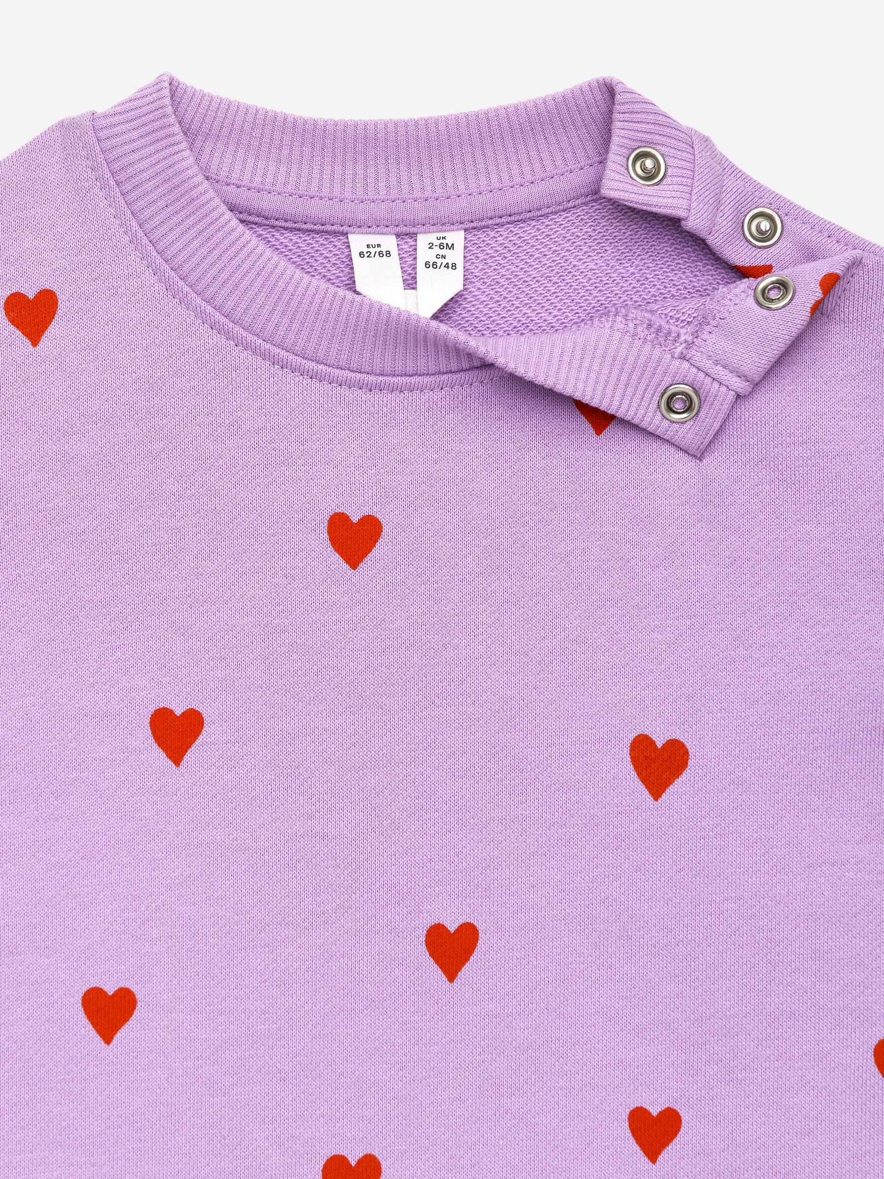 Cotton Overall - Lilac/Red - Loose fit - Children - StillMedia/DescriptiveDetail - 3